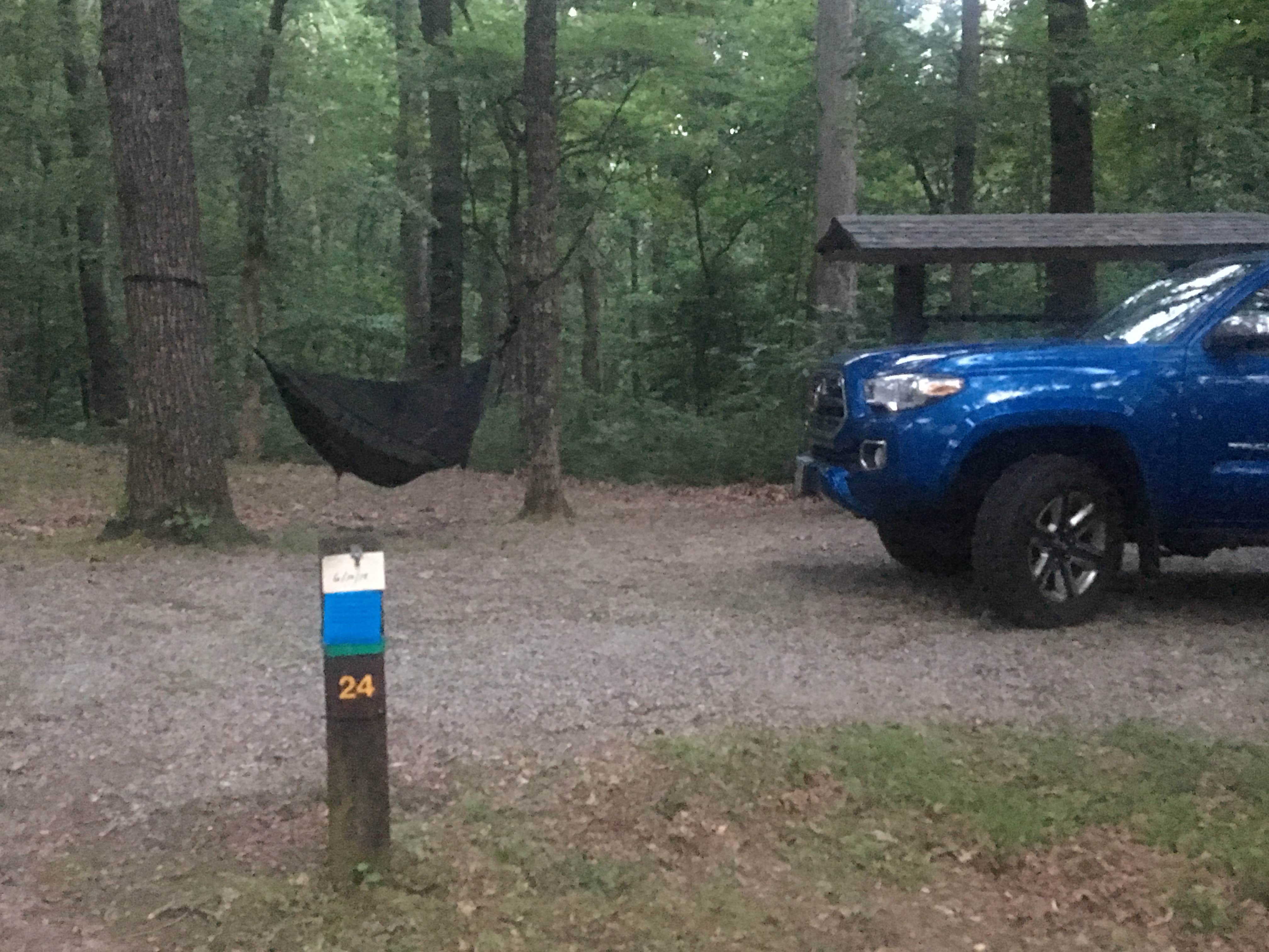 Clean campsites