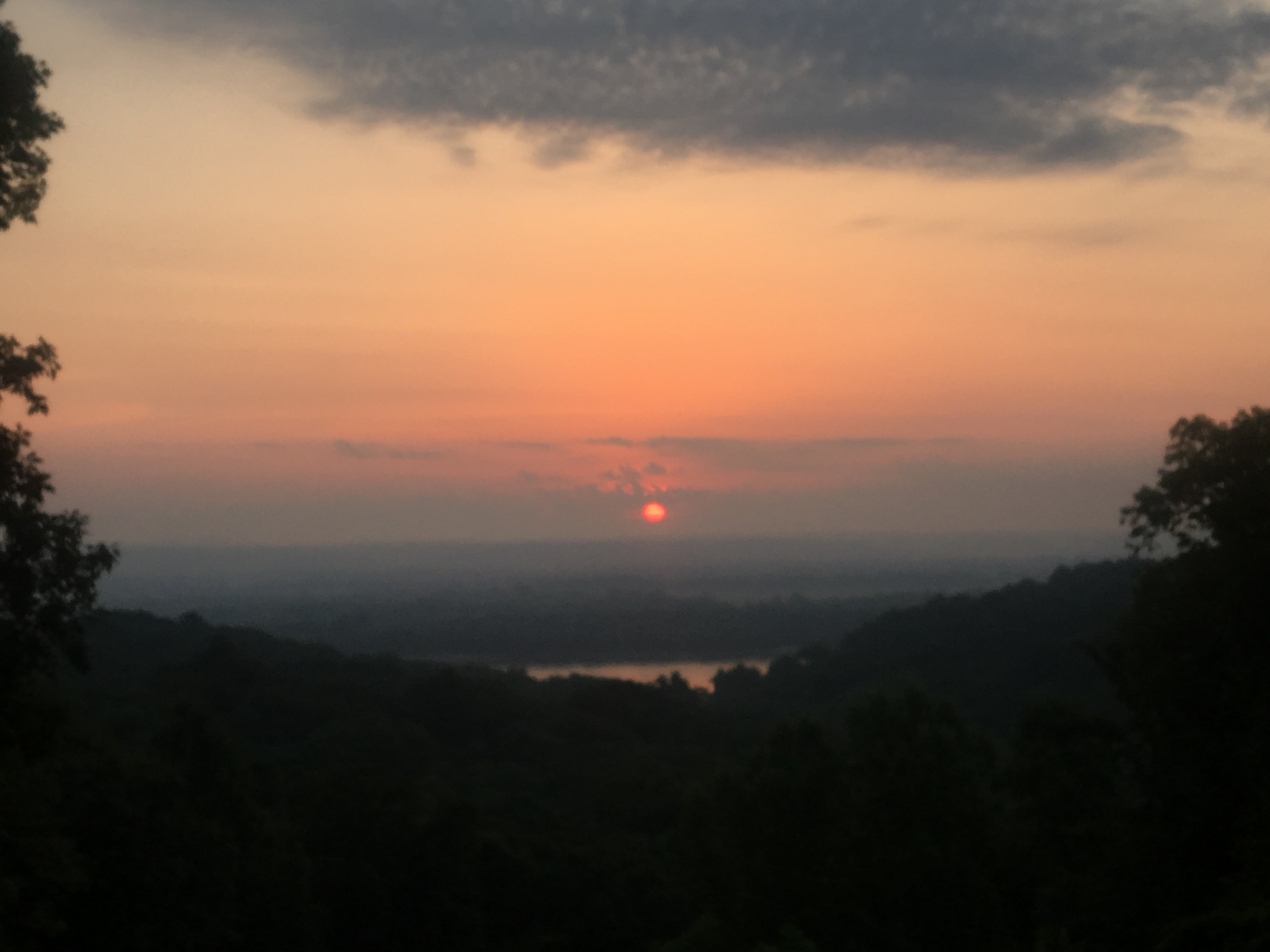 Sunrise over the Mississippi 