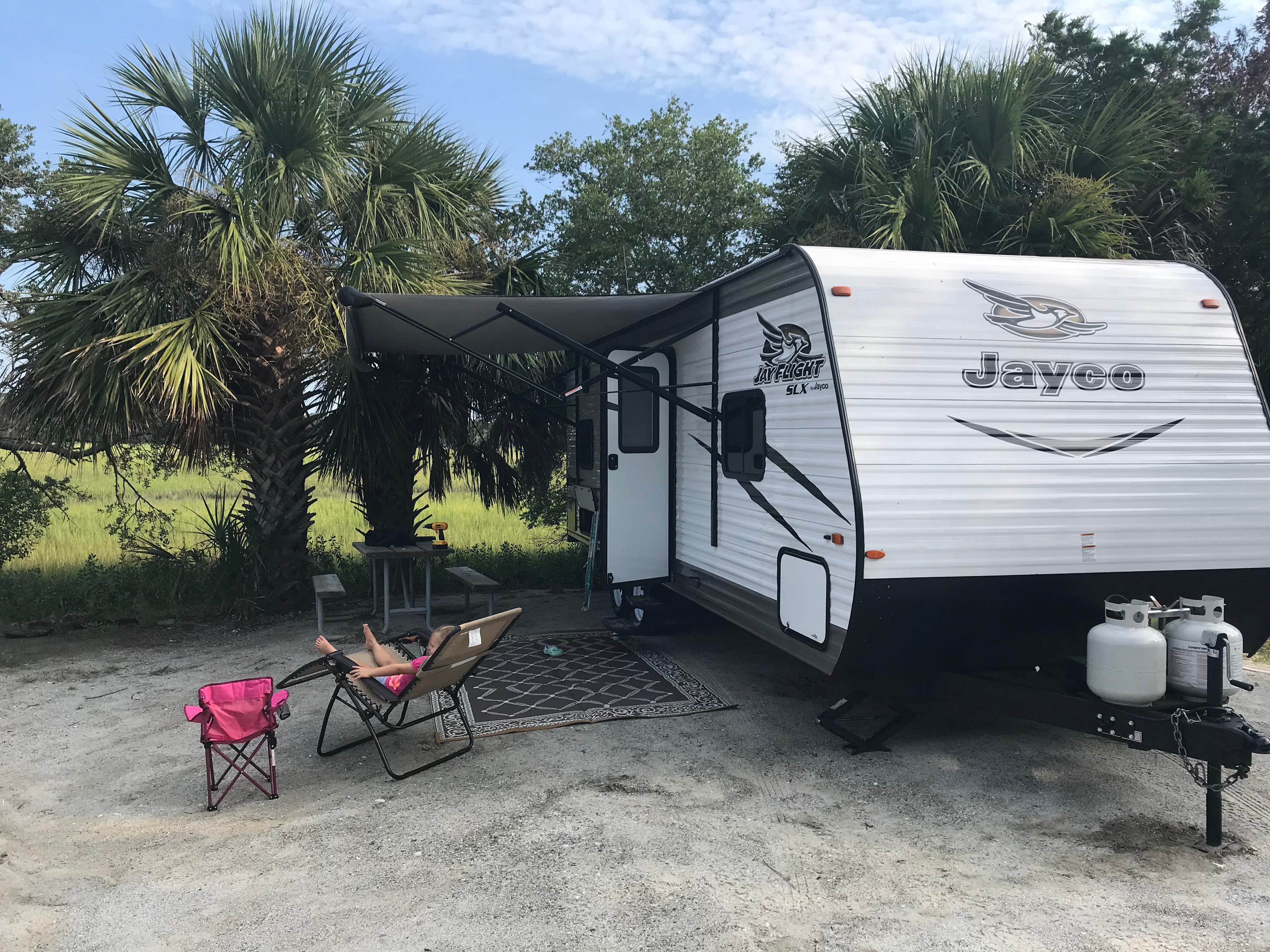 Brigitte H.'s photo of rv camping at Edisto Beach State Park Campground near Drayton, SC