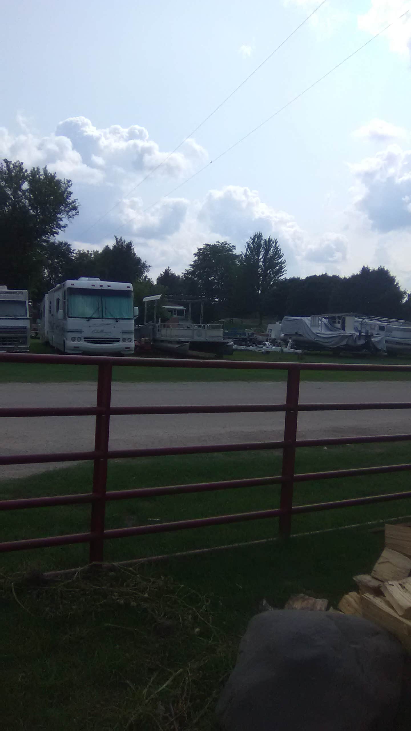 Tammy H.'s photo of rv camping at Barry's Resort & Mobile Home Park near Dowling, MI