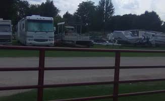 Tammy H.'s photo of rv camping at Barry's Resort & Mobile Home Park near Dowling, MI