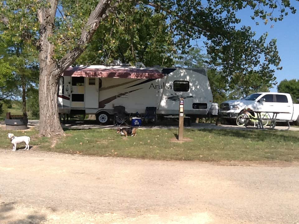 Camper-submitted photo at Cedar Point Campground — Lovewell State Park near Norway, KS