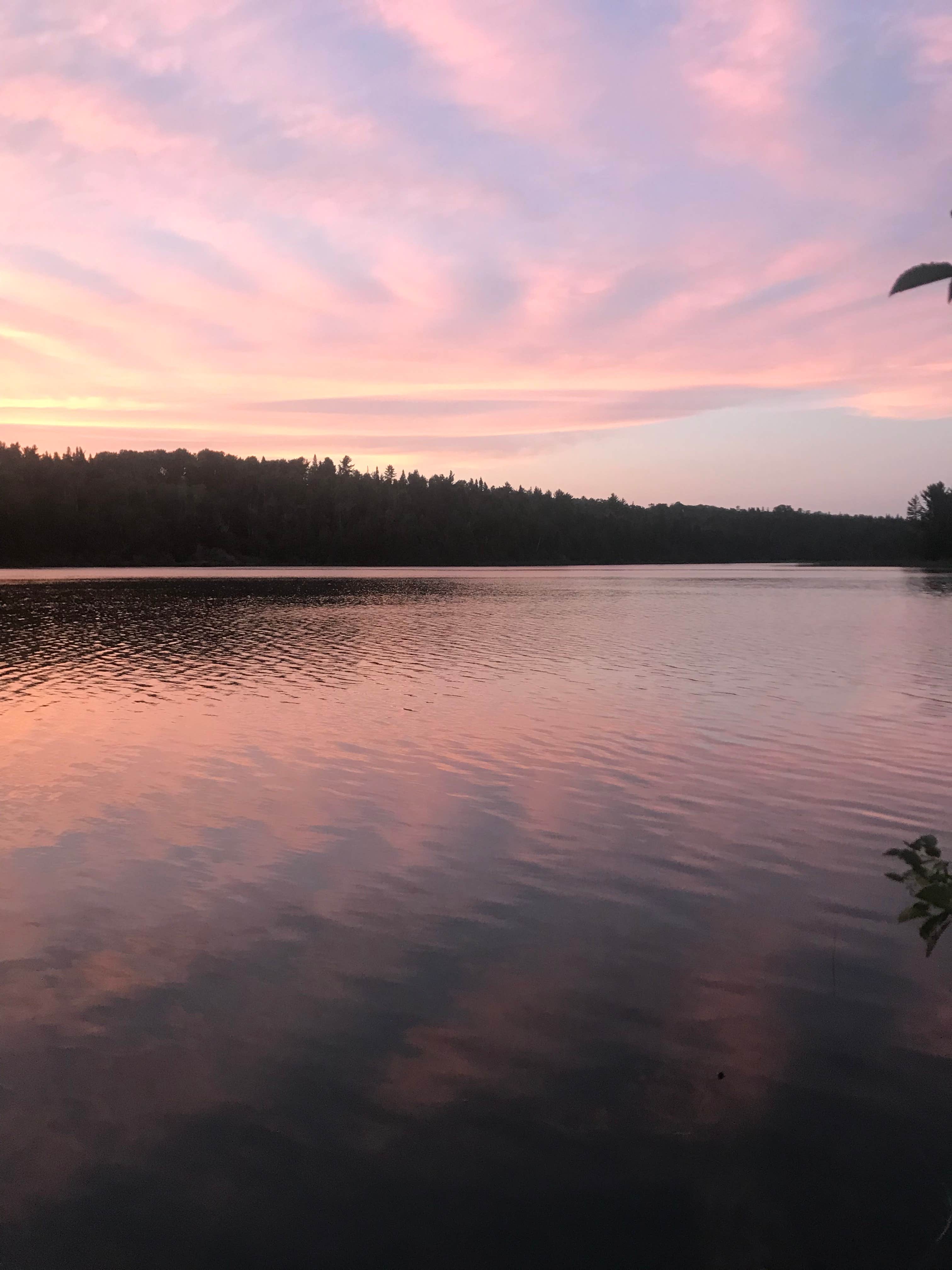 Sunset on Lake Chickenbone