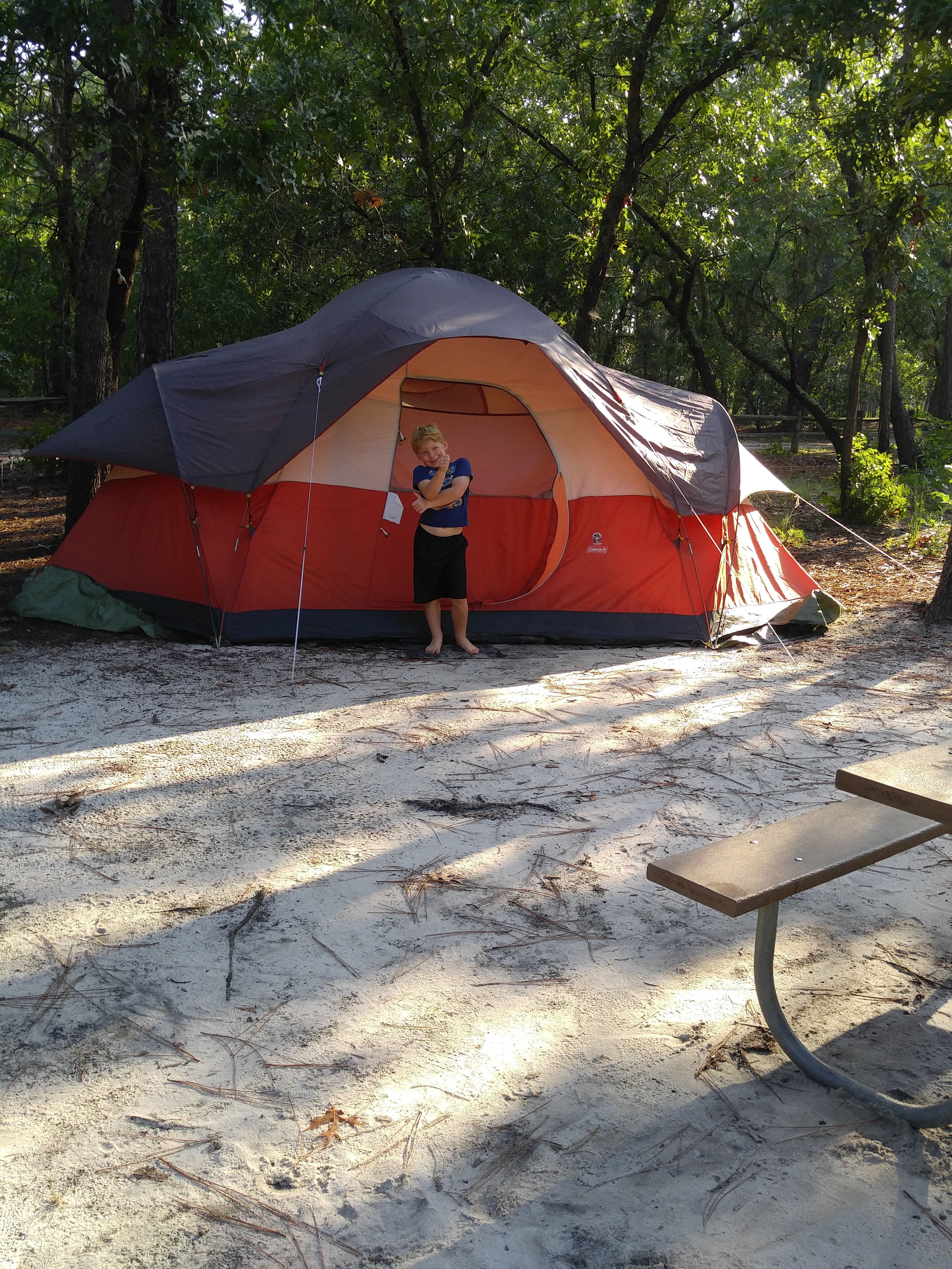 Large campsite