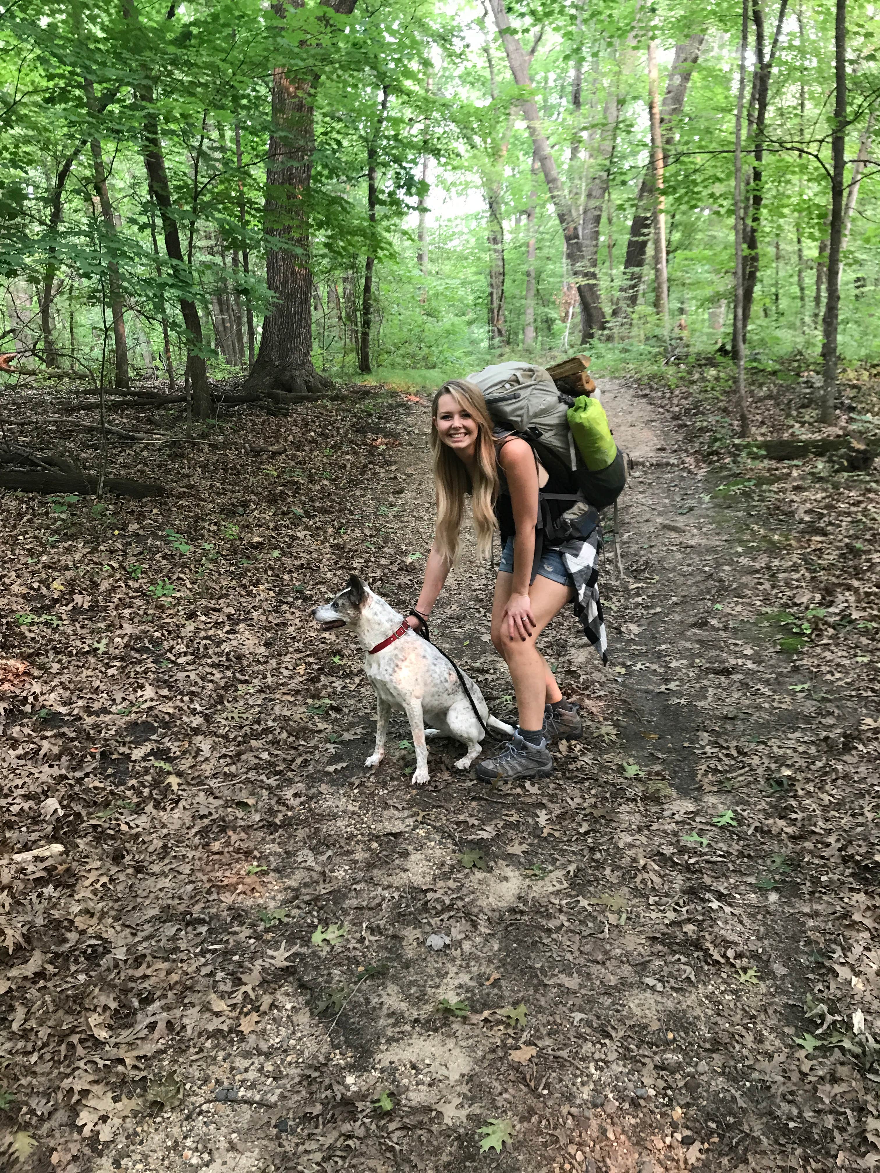 Bri M.'s photo of camping with pets at Lake Maria State Park Campground in Minnesota