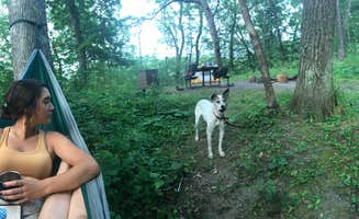 Bri M.'s photo of camping with pets at Lake Maria State Park Campground near St. Joseph, MN