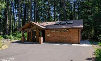 Jill T.'s photo of a cabin at Silver Falls State Park Campground near Keizer, OR