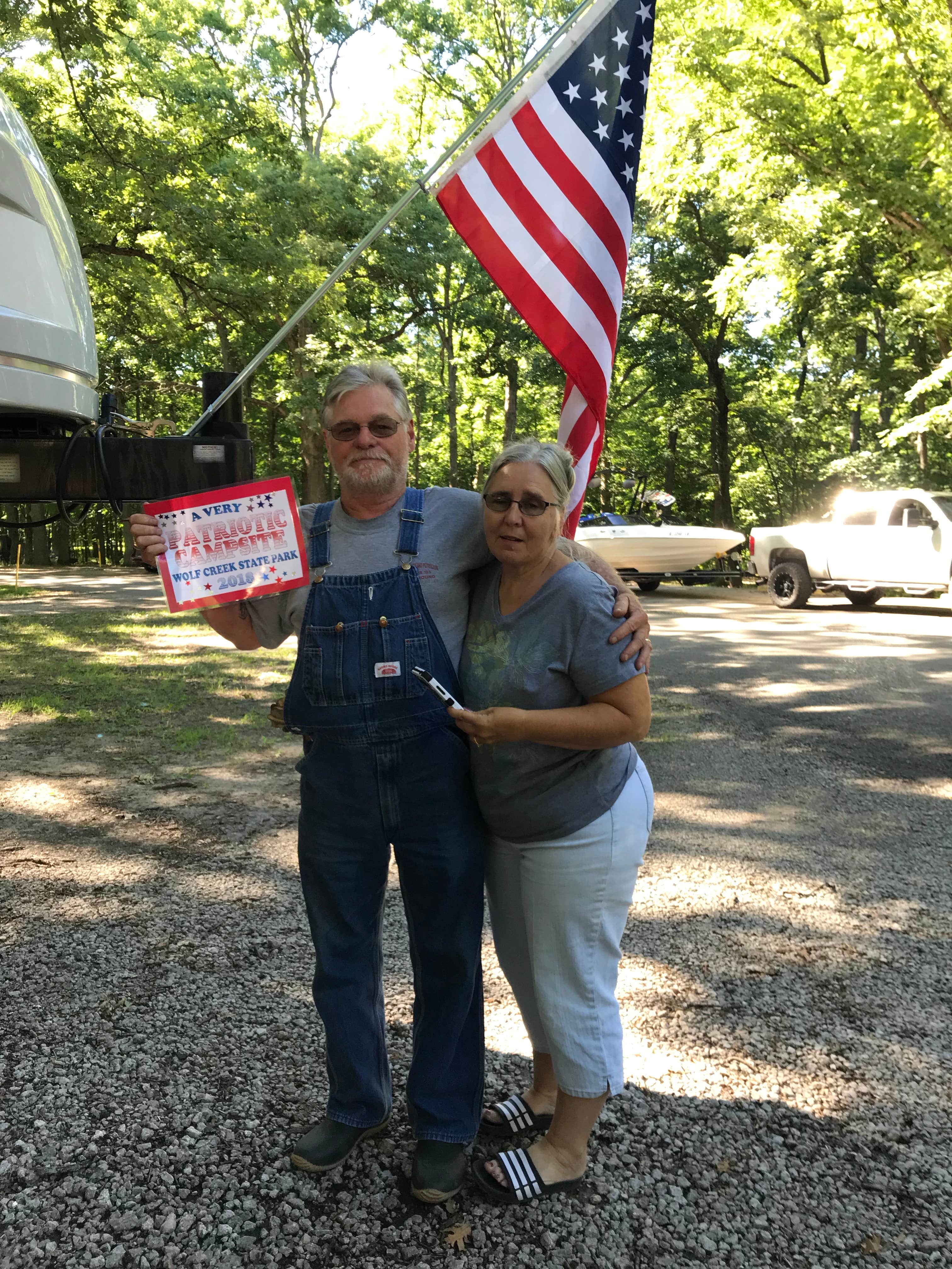 Lori W.'s photo at Wolf Creek State Park Campground near Windsor, IL