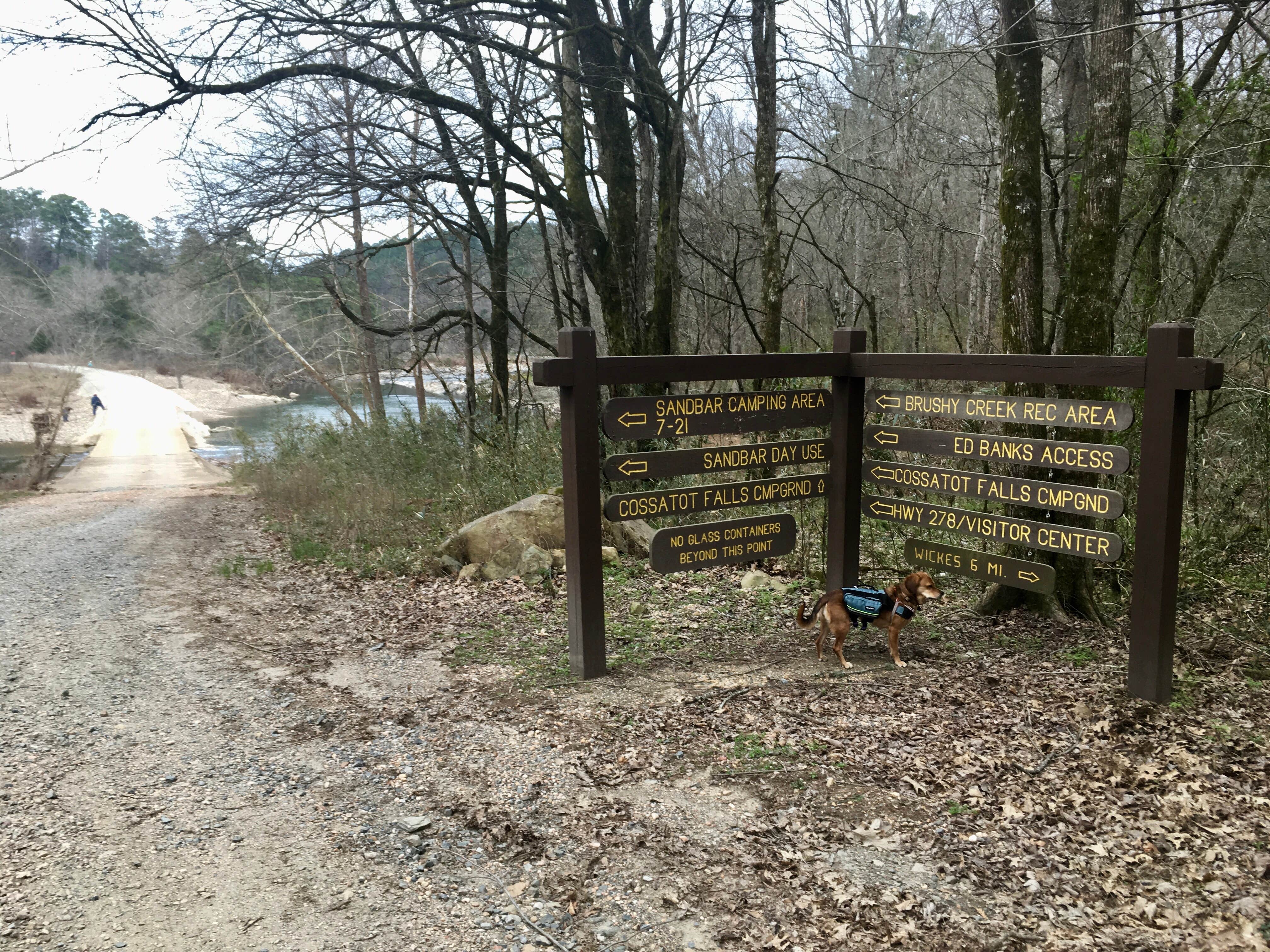 Camper-submitted photo at Sandbar Area Campsites — Cossatot River State Park - Natural Area near Gillham Lake