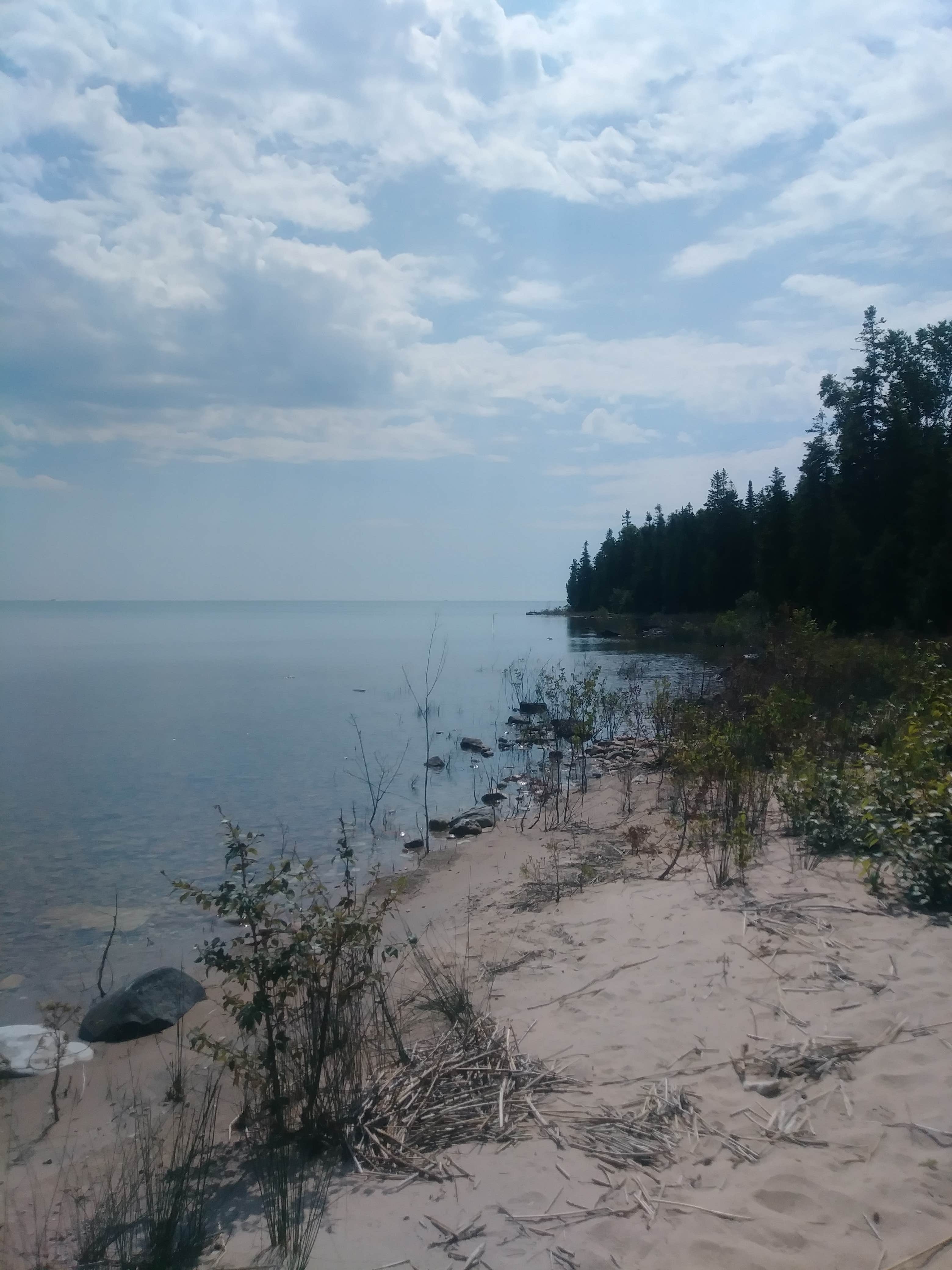 Camper submitted image from DeTour - Lake Superior State Forest - 5