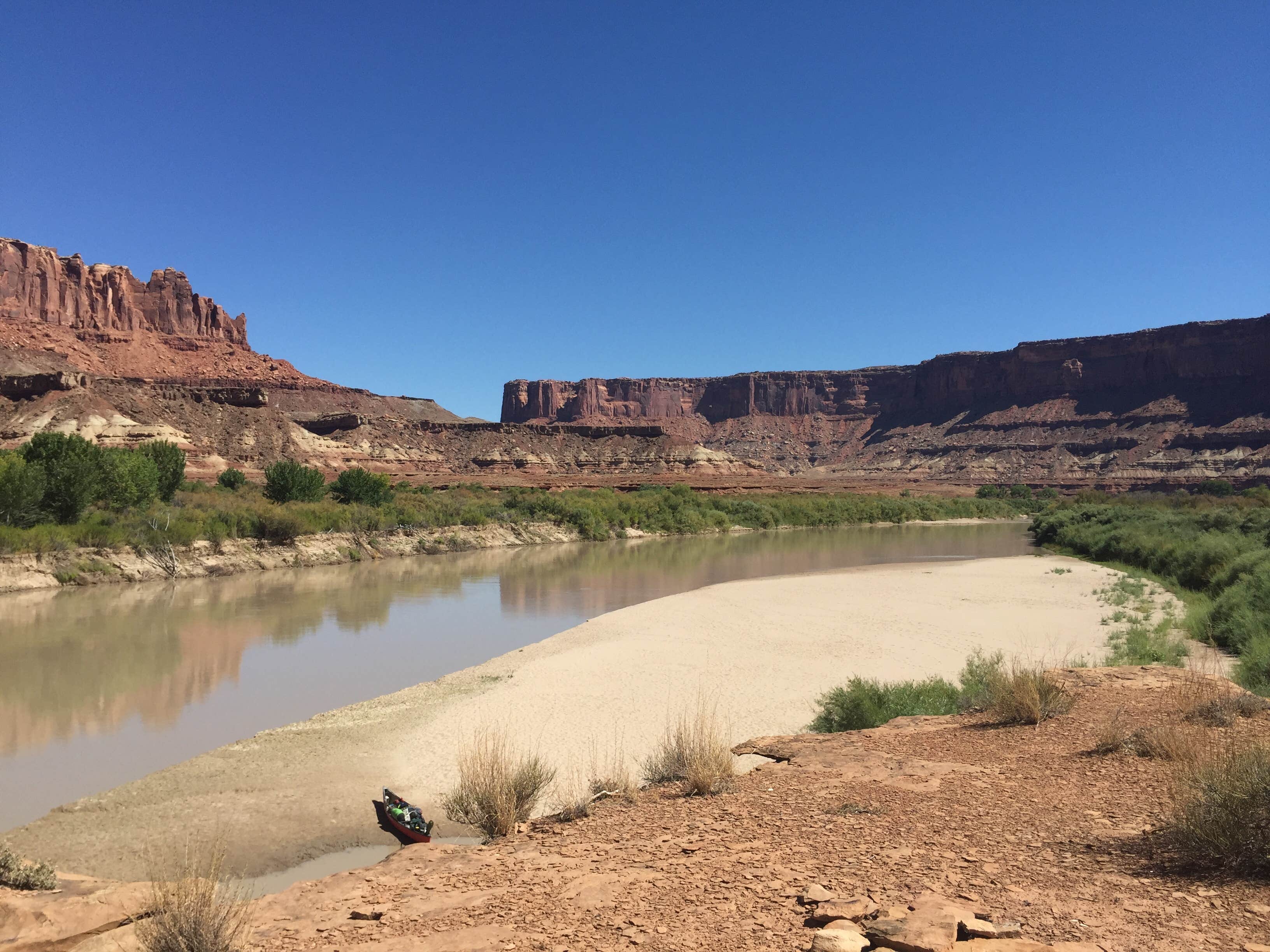 Camper-submitted photo at Green River Float-In Campsites near Dutch John, UT