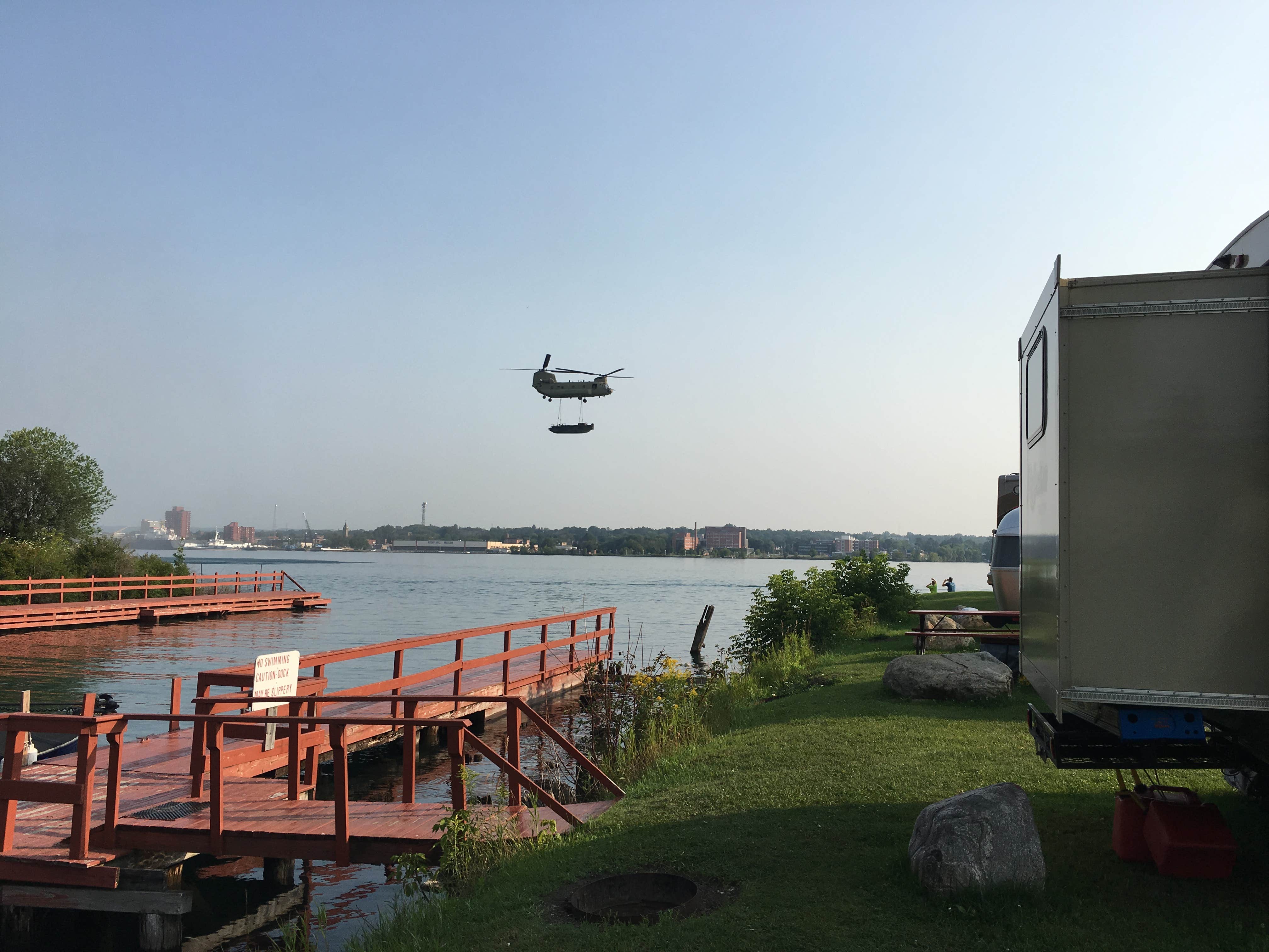 Camper-submitted photo at Soo Locks Campground near Mackinac Island, MI