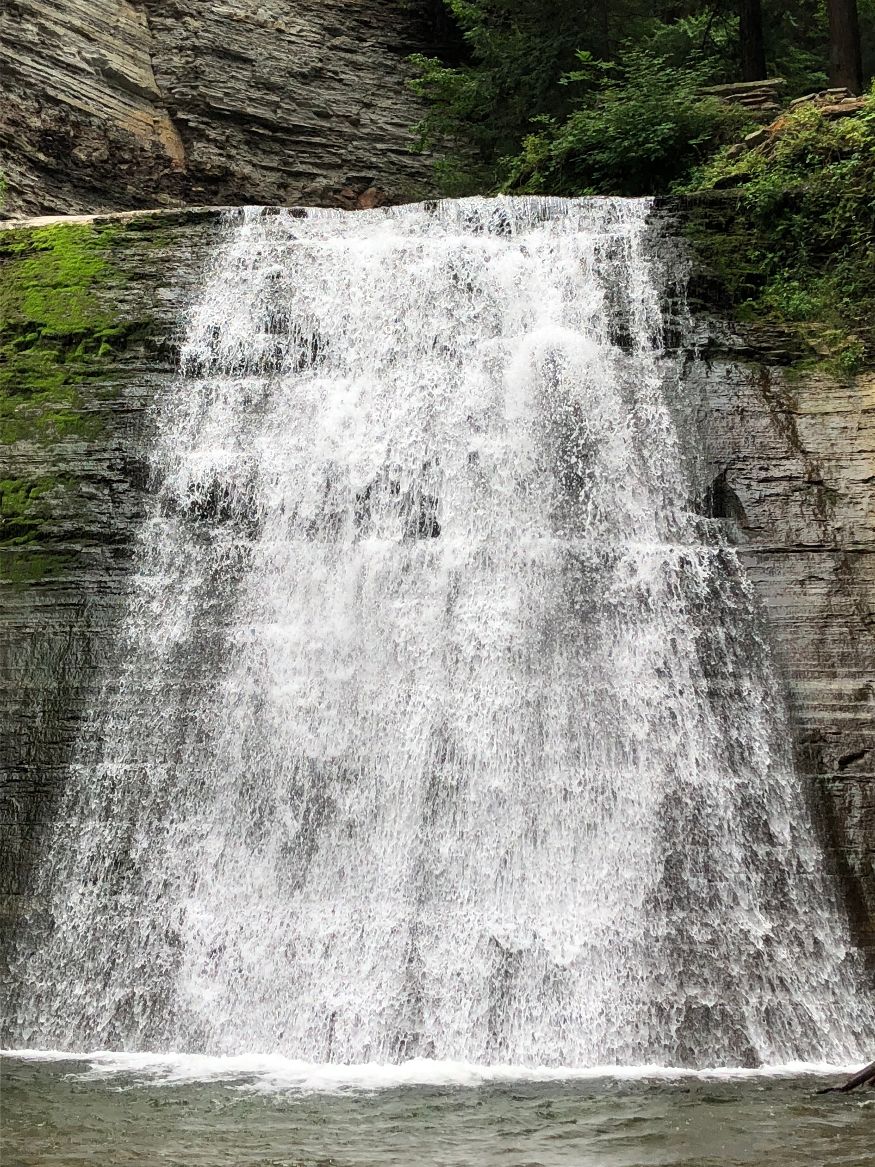 One of several waterfalls on the gorge trail. 