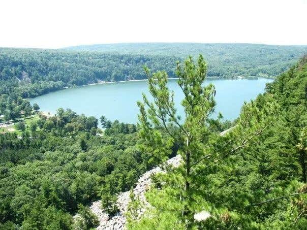 Camper-submitted photo at Quartzite Campground — Devils Lake State Park in Wisconsin