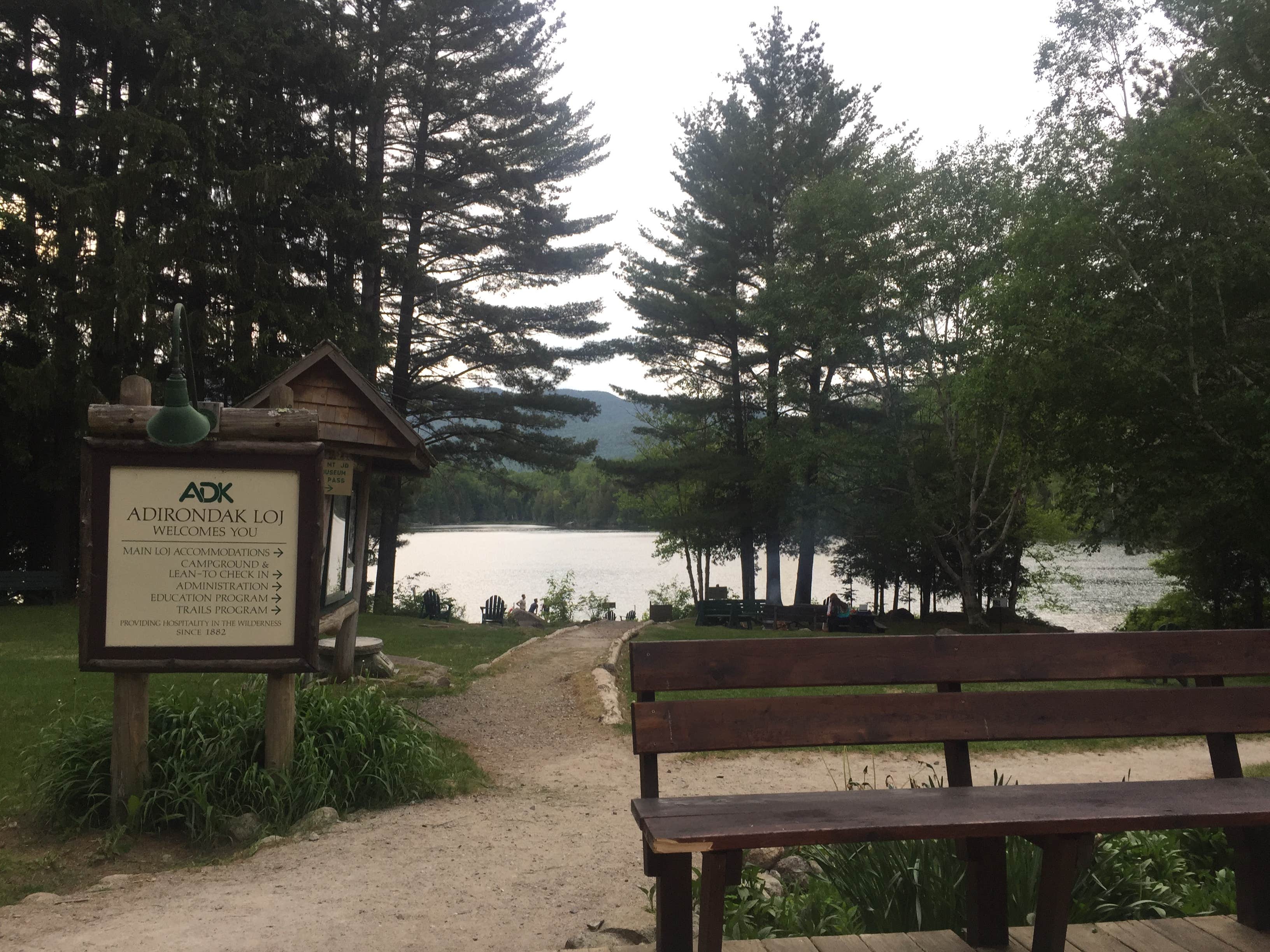 Camper-submitted photo at Wilderness Campground at Heart Lake near Rainbow Lake, NY