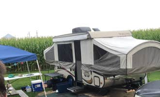 Camping near Green County Fairgrounds: Lena KOA, Lena, Illinois