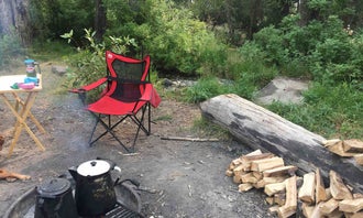 Camping near Wood River: Deer Creek, Shoshone National Forest, Wyoming