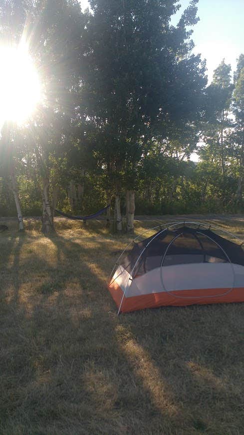 Julia B.'s photo at Chewing Blackbones Campground in Montana