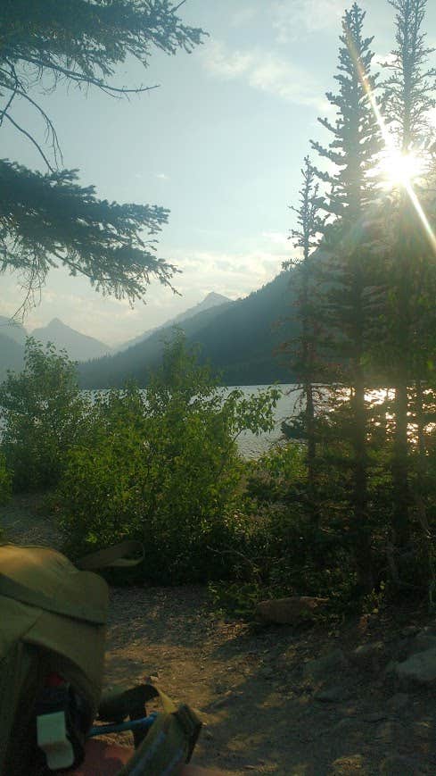 Camping near East Side Glacier Park: Chewing Blackbones Campground, Babb, Montana