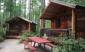 Janet R.'s photo of glamping accommodations at Glacier Campground near Babb, MT