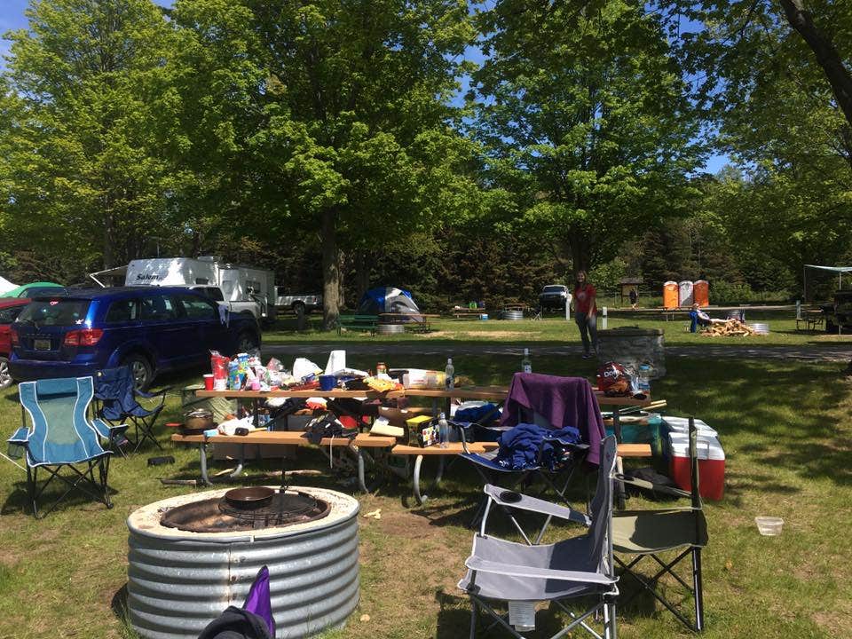 Jennifer O.'s photo of rv camping at Orchard Beach State Park Campground near Free Soil, MI