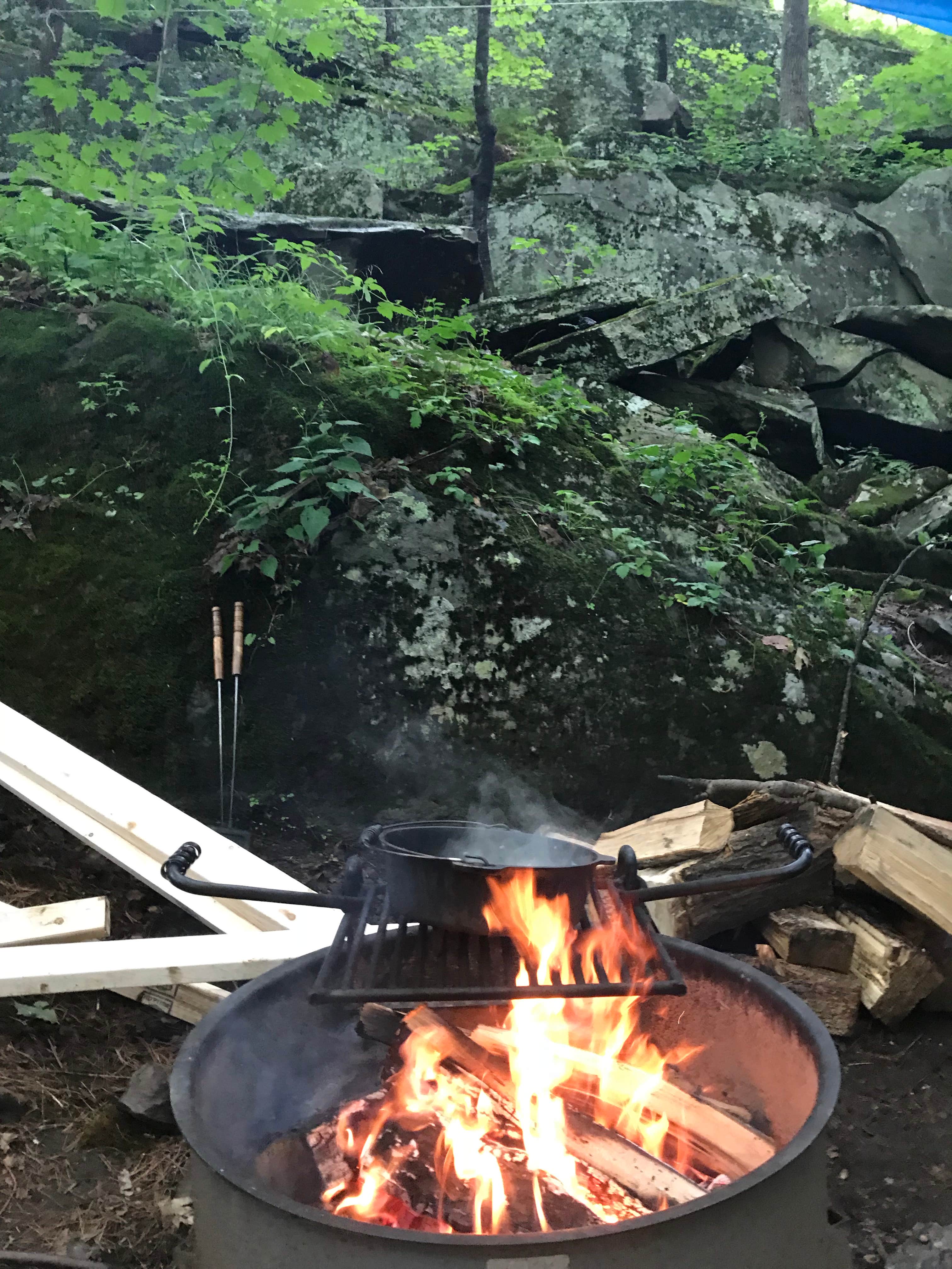 Camper-submitted photo at Branbury State Park Campground near Goshen, VT