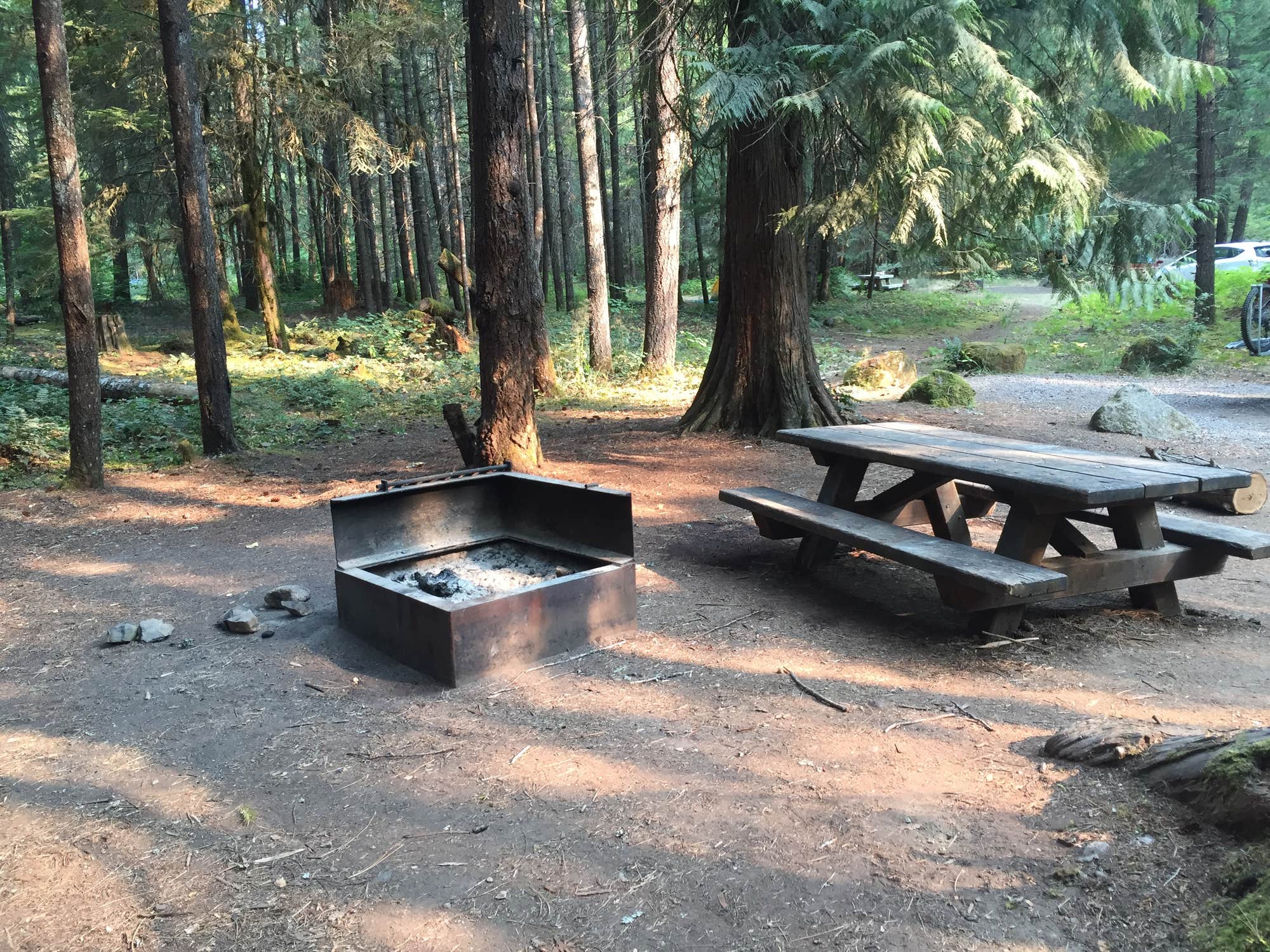 Toketee Lake Campground near umpqua hot springs