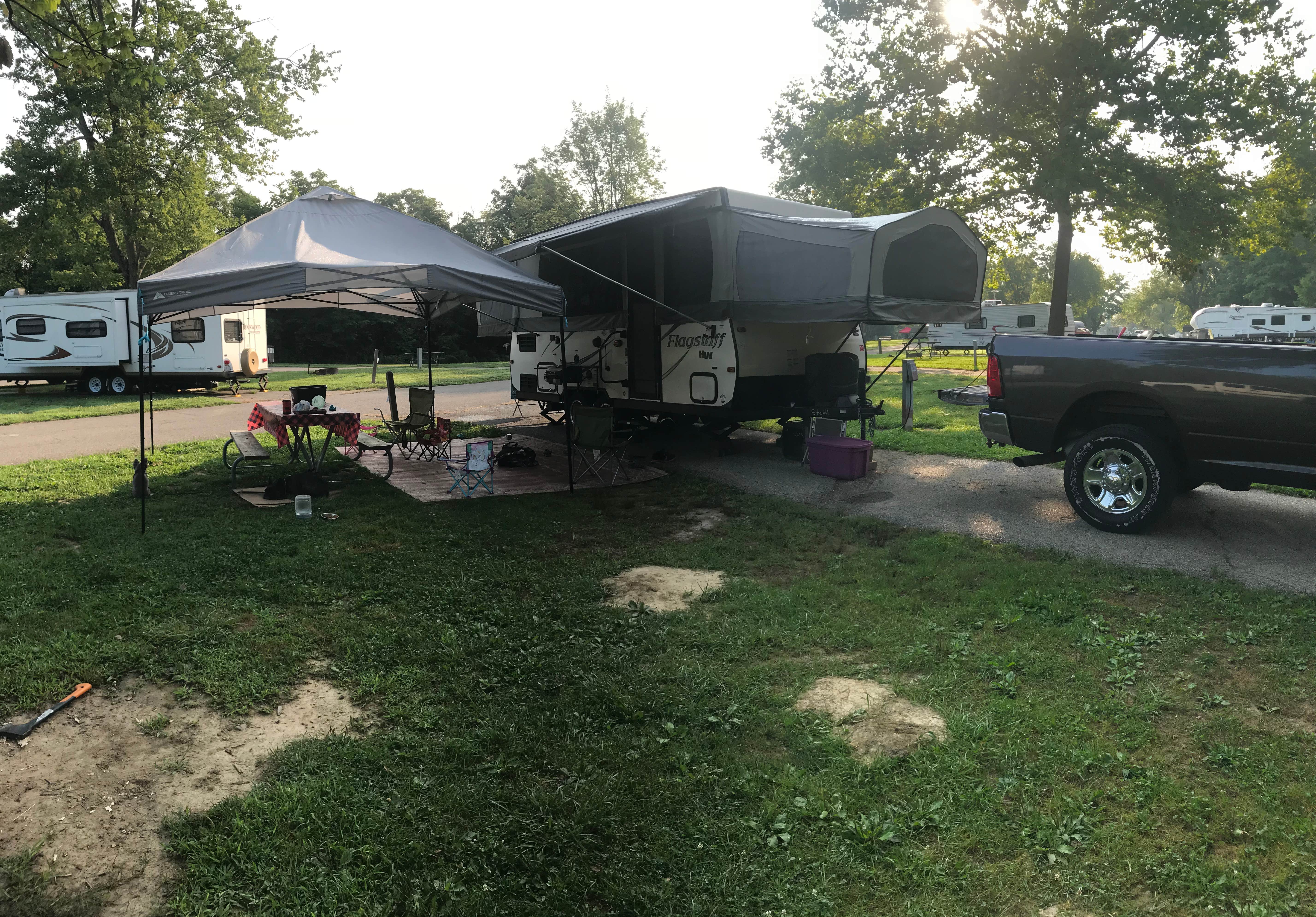 Caleb S.'s photo at Hueston Woods State Park Campground near West Fork of Mill Creek Lake