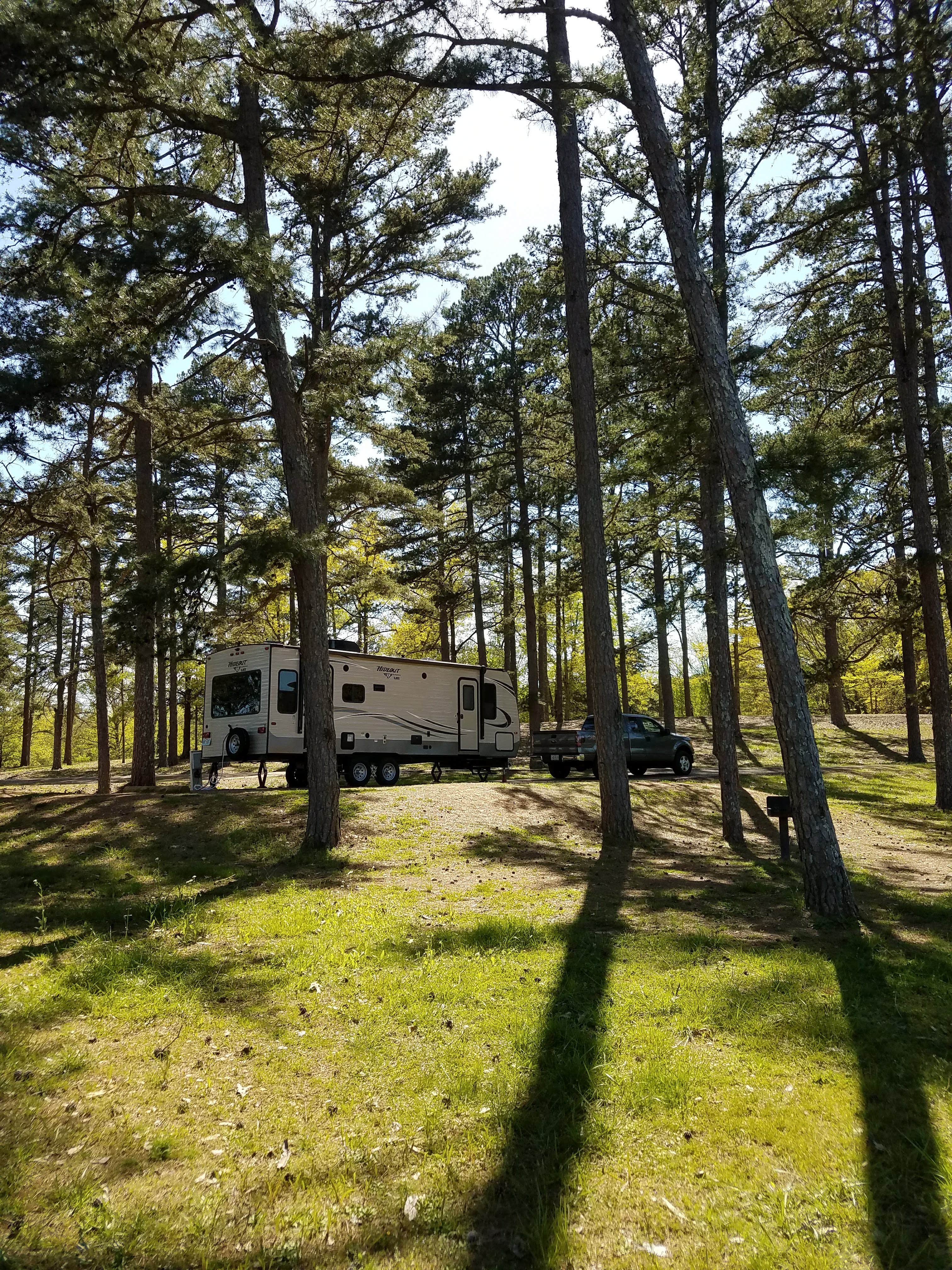 Stacy D.'s photo of rv camping at Trace State Park Campground near Pontotoc, MS