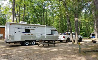 Megan K.'s photo of rv camping at Higgins Lake-Roscommon KOA near Prudenville, MI