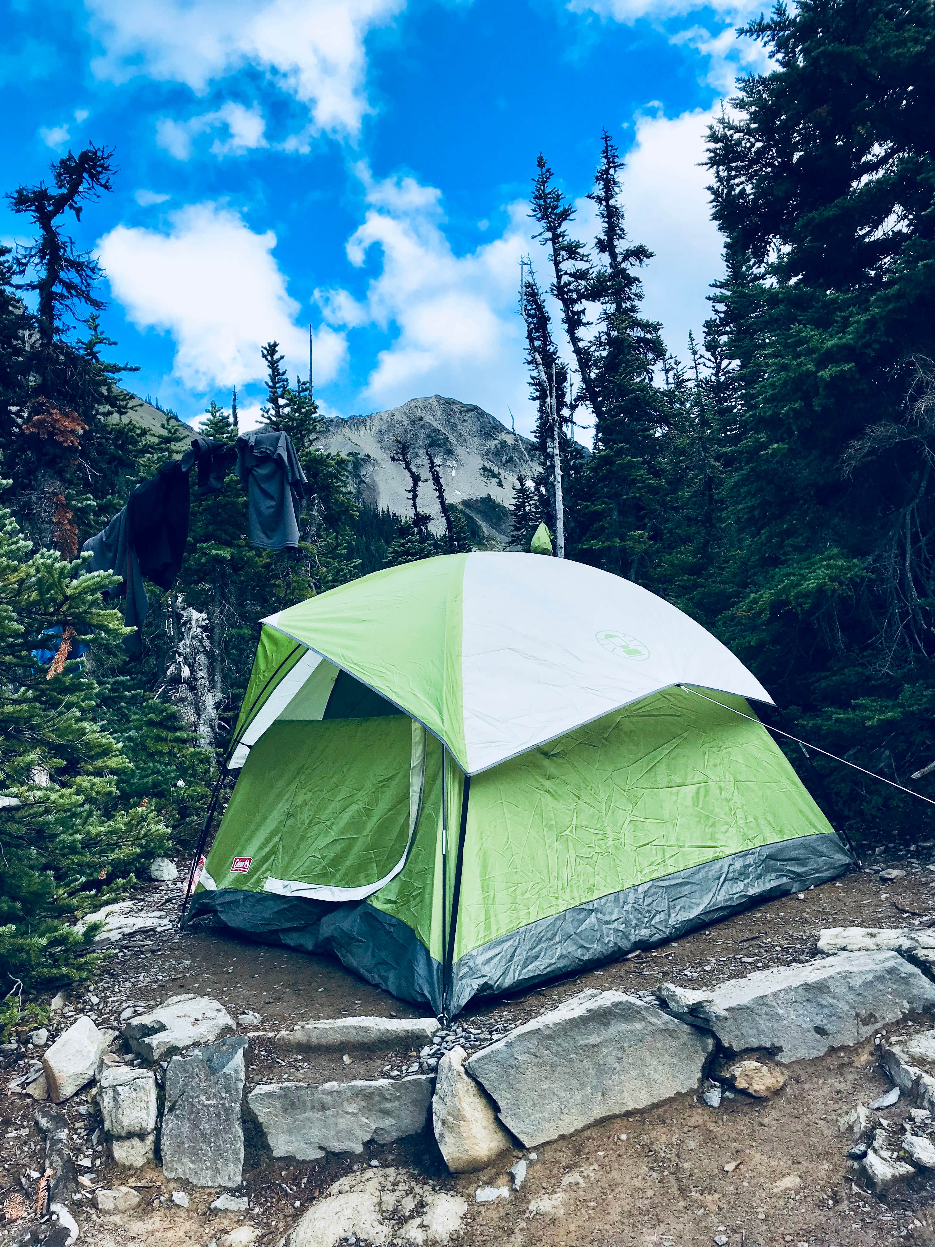 Molly Y.'s photo of tent camping at Royal Lake near Wauna, WA