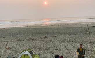 Molly Y.'s photo of tent camping at Shi Shi Beach — Olympic National Park near Clallam Bay, WA