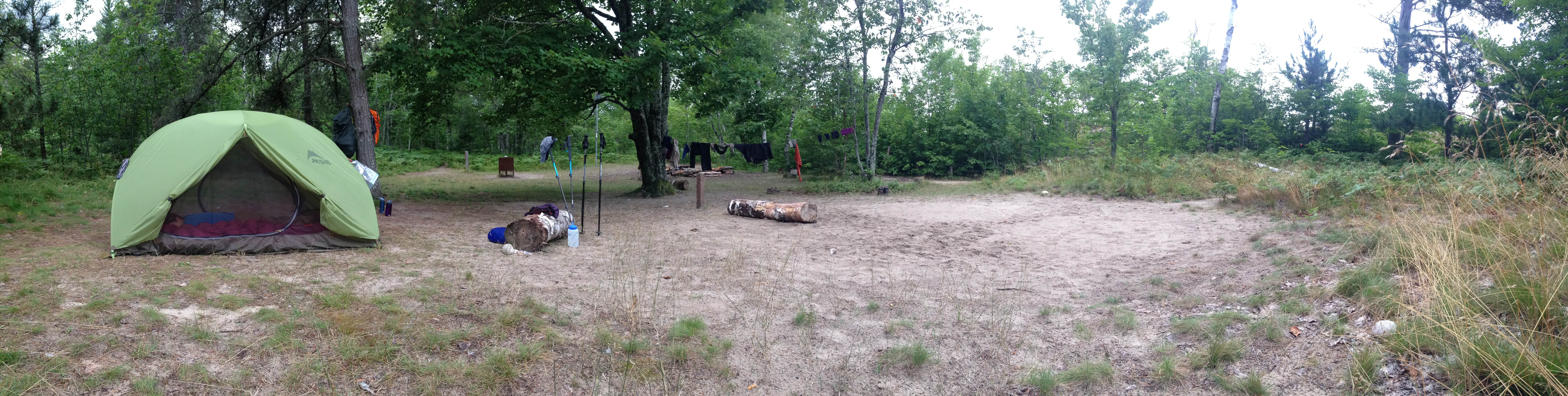 Rebecca S.'s photo at Twelvemile Beach Campground — Pictured Rocks National Lakeshore near Pictured Rocks National Park