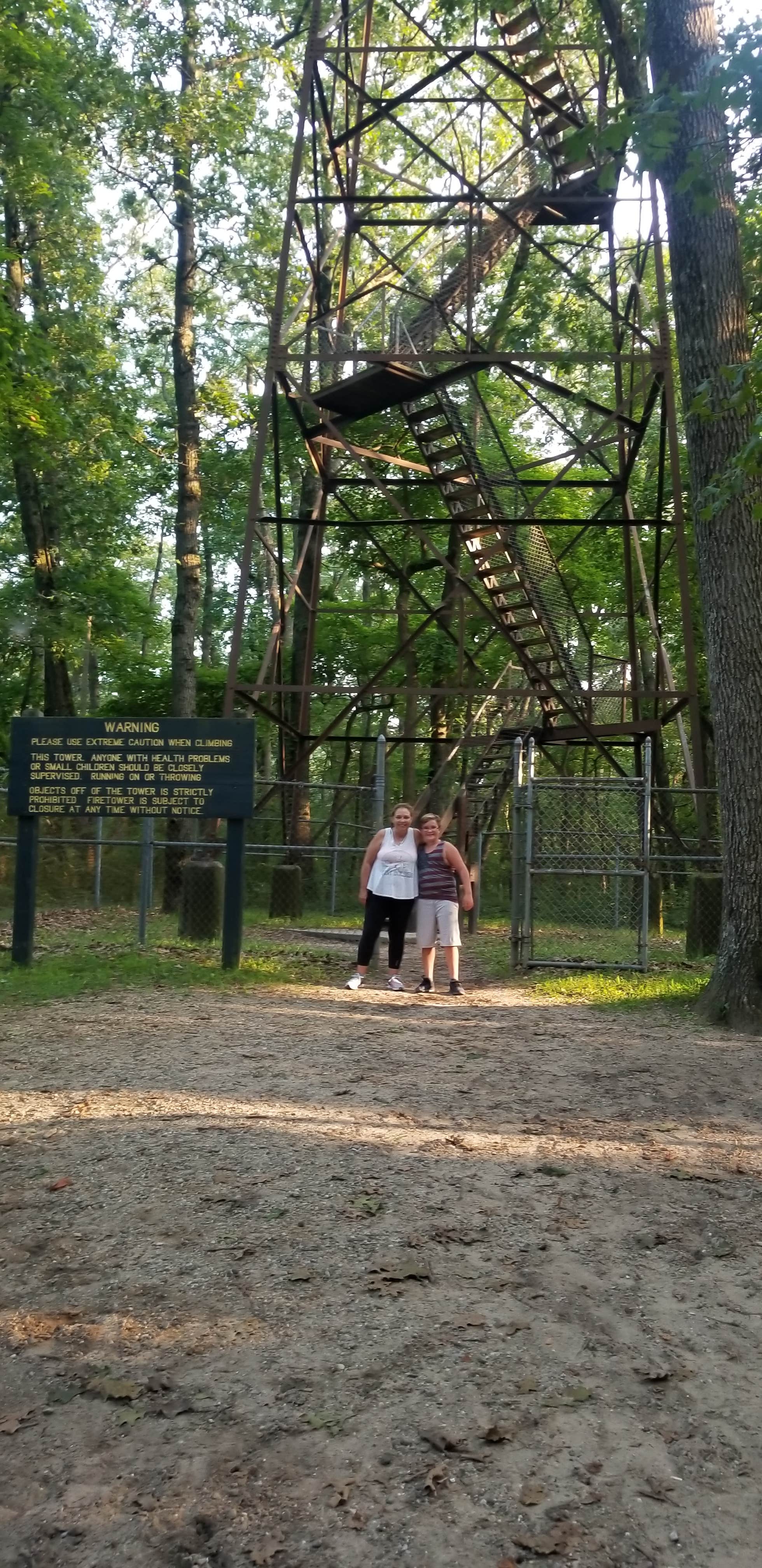 Melissa W.'s photo of glamping accommodations at Tippecanoe River State Park Campground near New Buffalo, MI