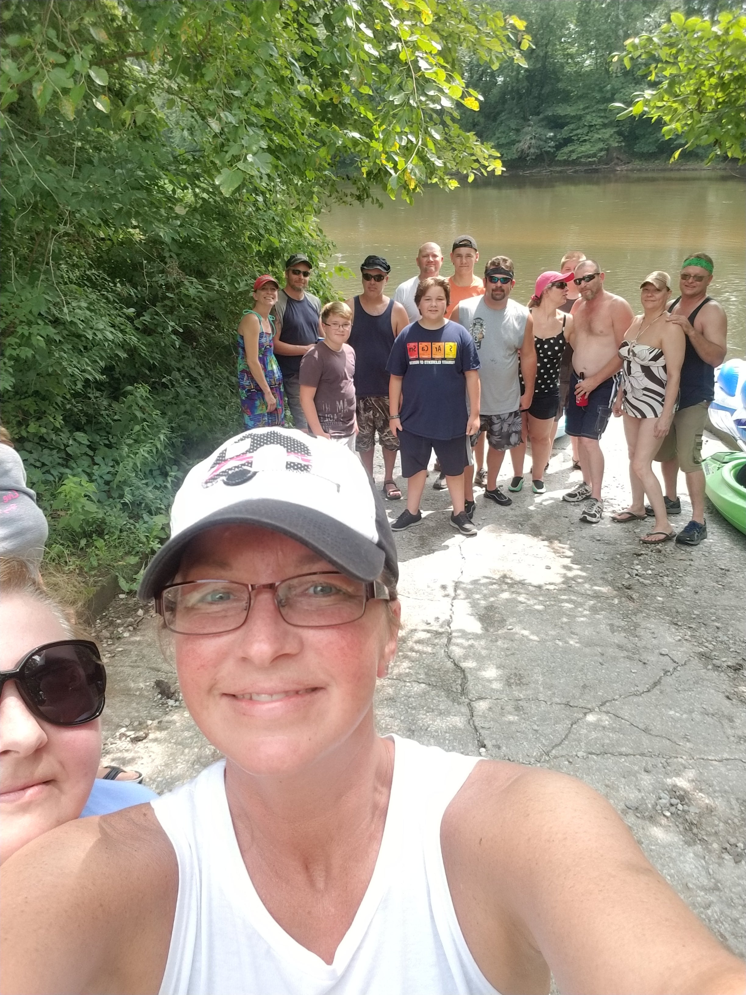 Fun time kayaking, floating, and fishing on the Tippecanoe River. 