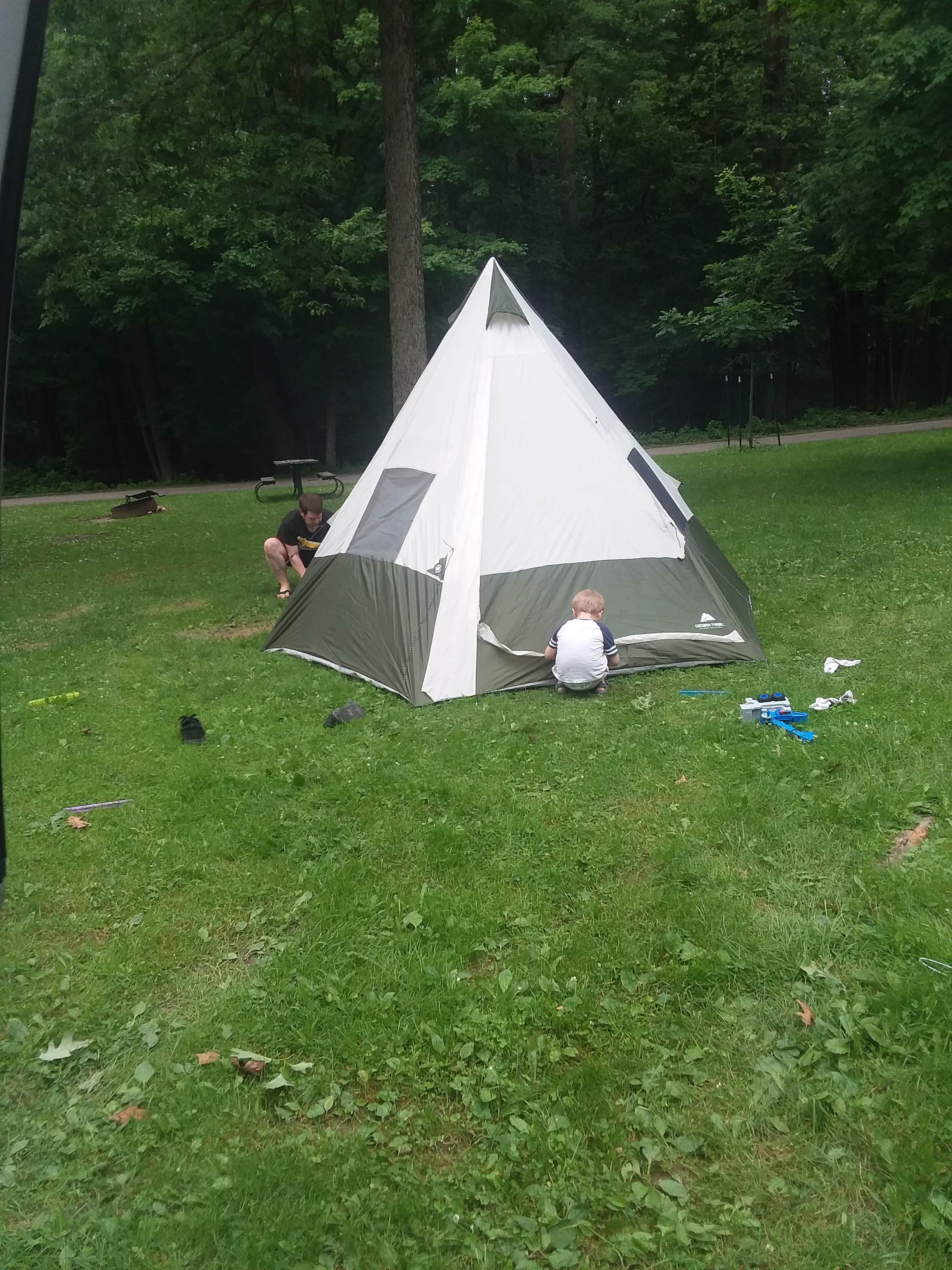 Ashley D.'s photo at Six Pines Campground — Backbone State Park near Waterloo, IA