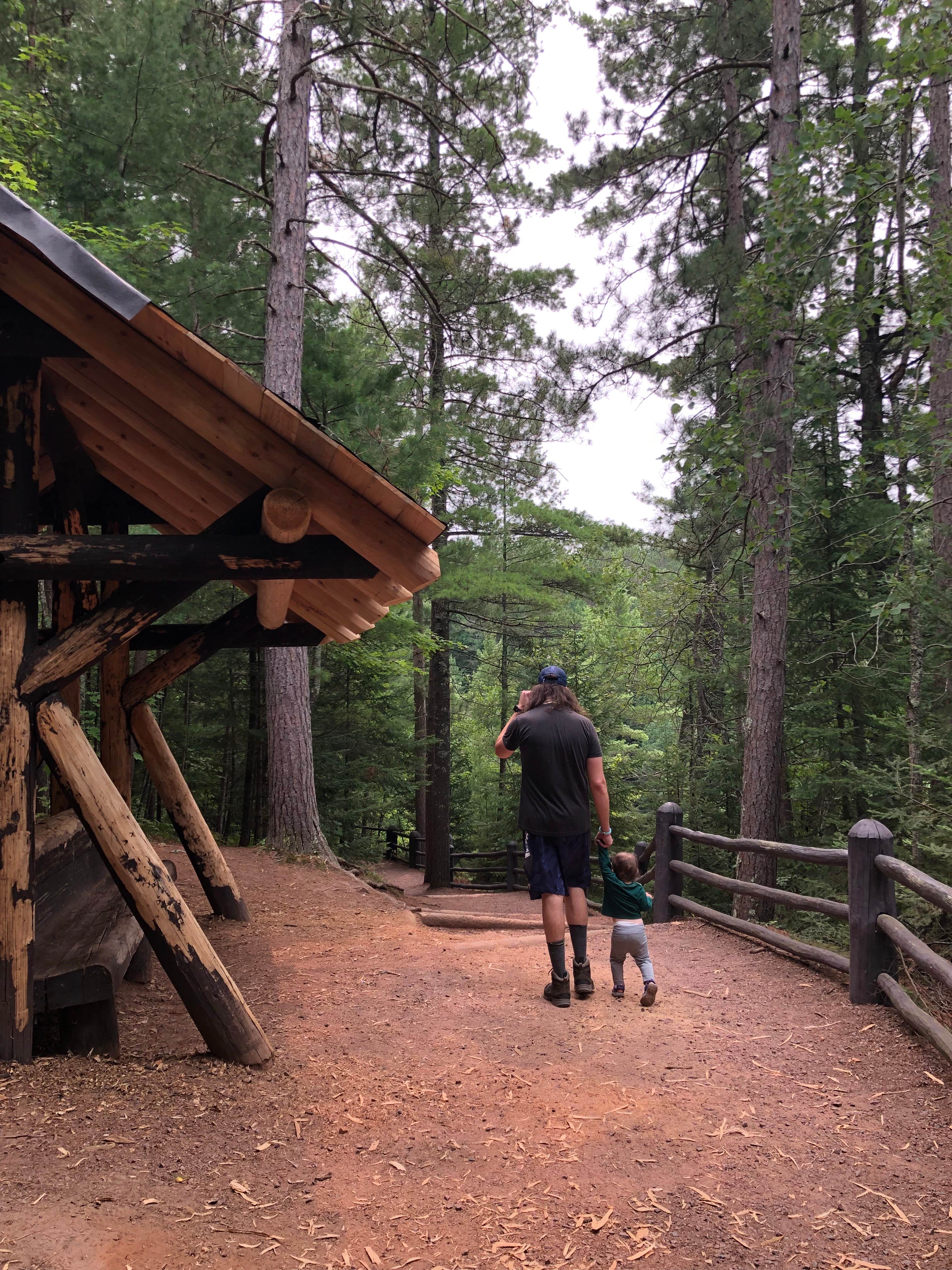 Camper-submitted photo at Copper Falls State Park Campground near Presque Isle, WI