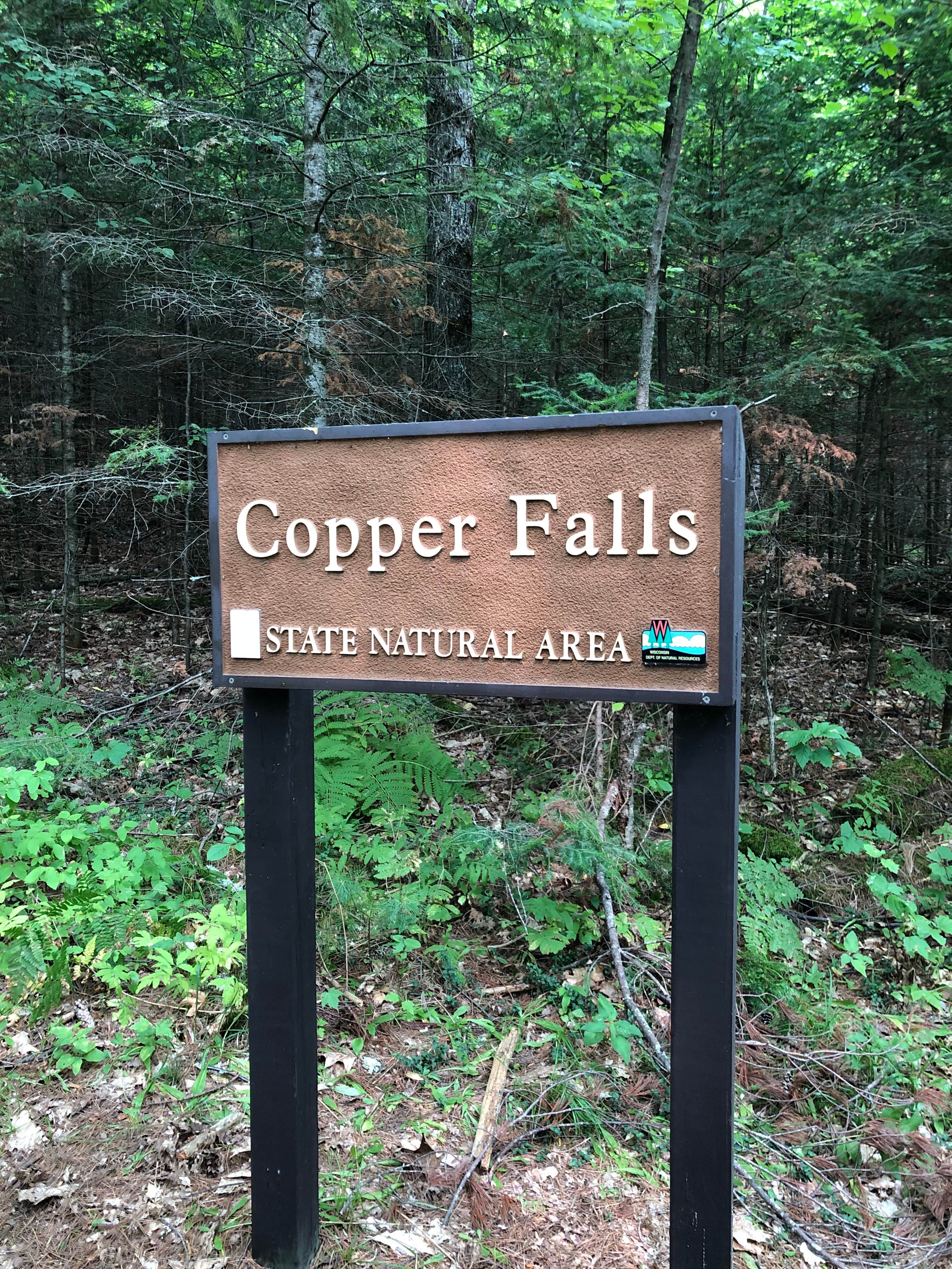Camper-submitted photo at Copper Falls State Park Campground near Presque Isle, WI