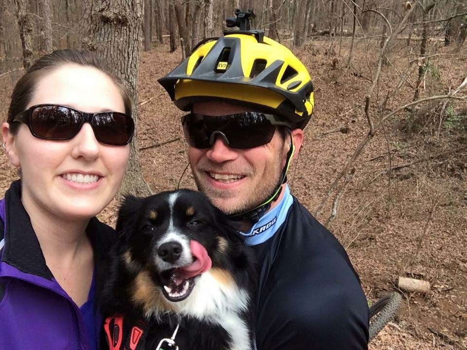 Jill C.'s photo of camping with pets at Tyler State Park Campground near Lindale, TX