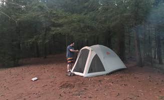Elizabeth B.'s photo of tent camping at Francis Lake near Hammond, NY