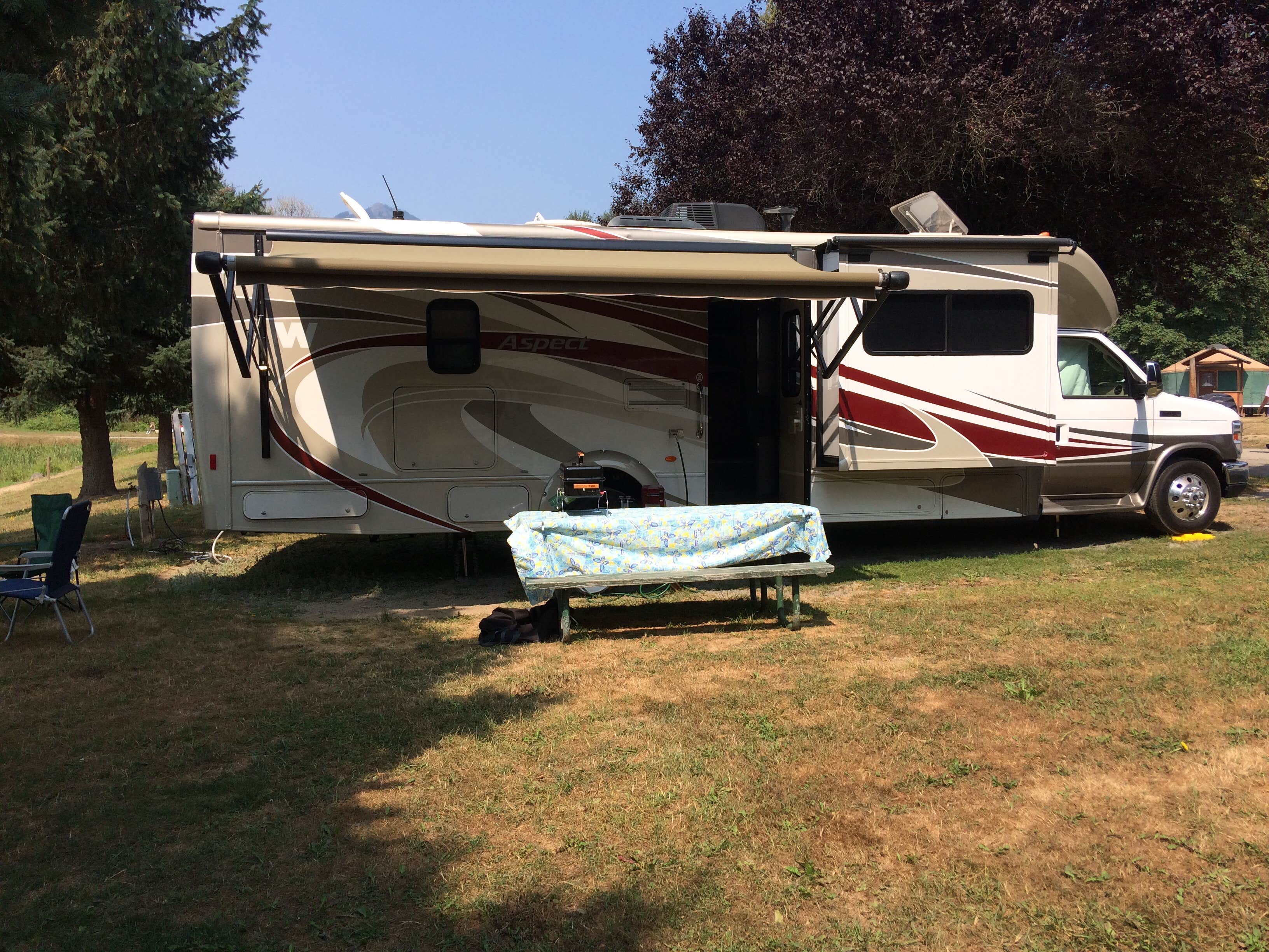 Michael S.'s photo of rv camping at Maple Grove RV Resort (Randle) - KM Resorts near Gifford Pinchot National Forest