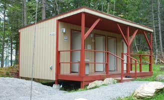 Ming R.'s photo of a cabin at Sagadahoc Bay Campground near Owls Head, ME