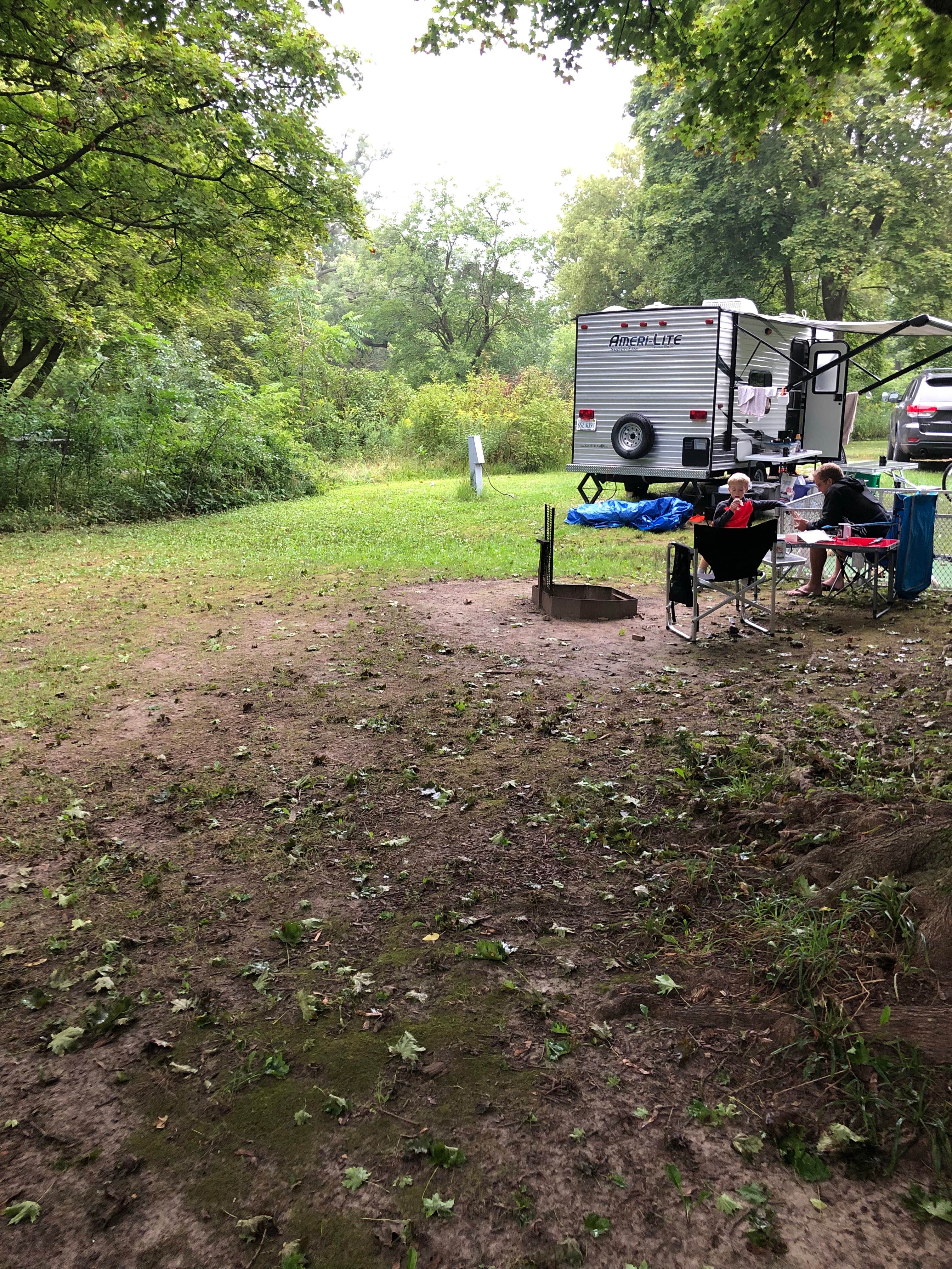 Melissa B.'s photo of rv camping at Big Foot Beach State Park Campground near Mukwonago, WI