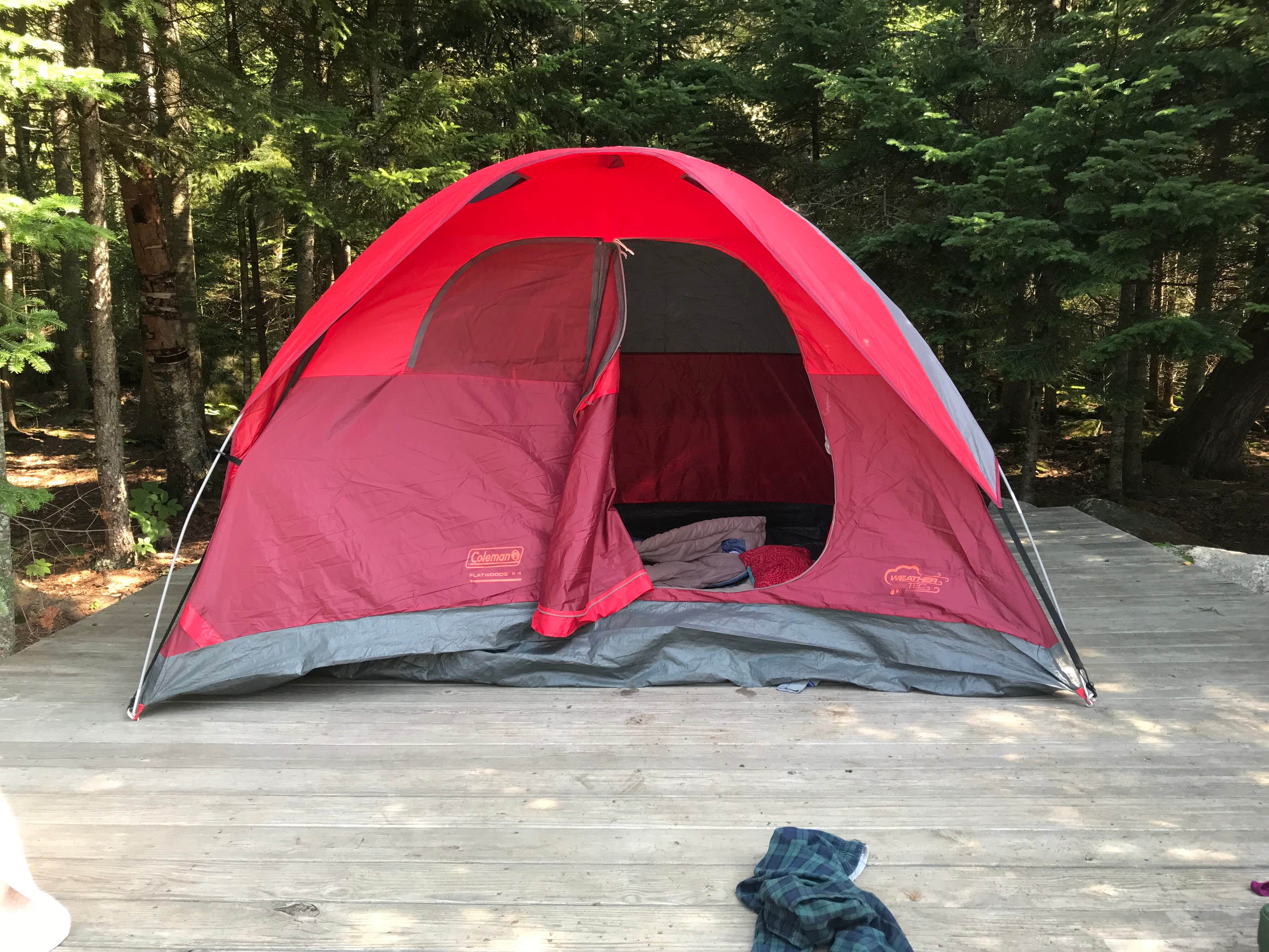 Leslie B.'s photo of tent camping at Remote Sites — Umbagog Lake State Park near Rumford, ME