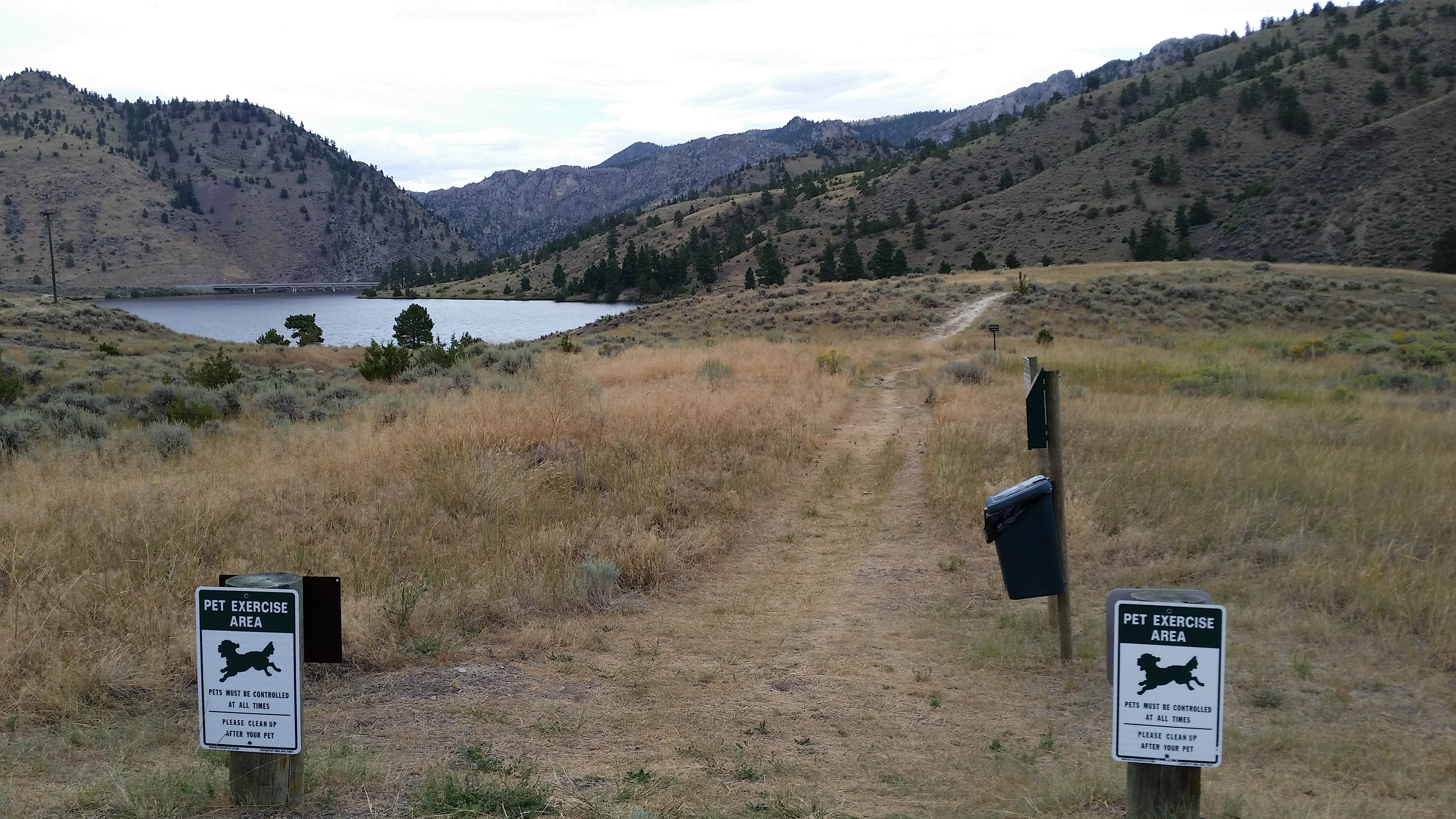 Pet exercise area