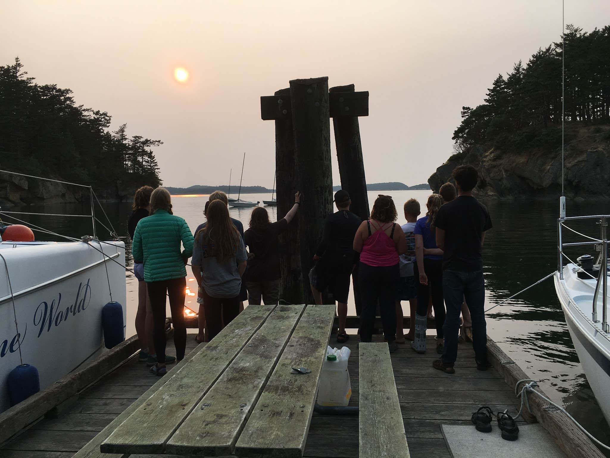 Camper-submitted photo at Rolfe Cove Campground — Matia Island Marine State Park near Lummi Island, WA