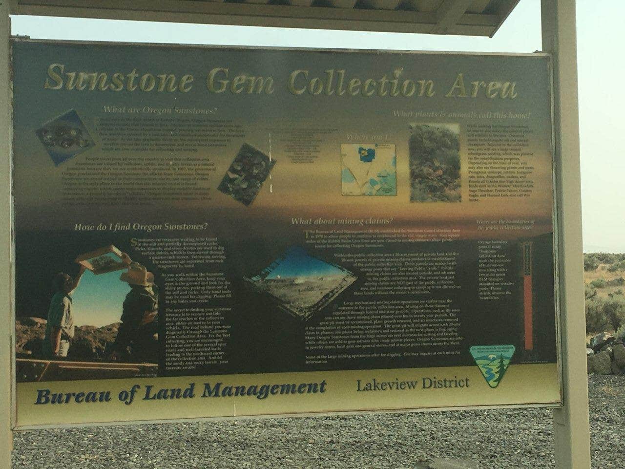 Camper-submitted photo at Oregon Sunstone Public Collection Area near Frenchglen, OR