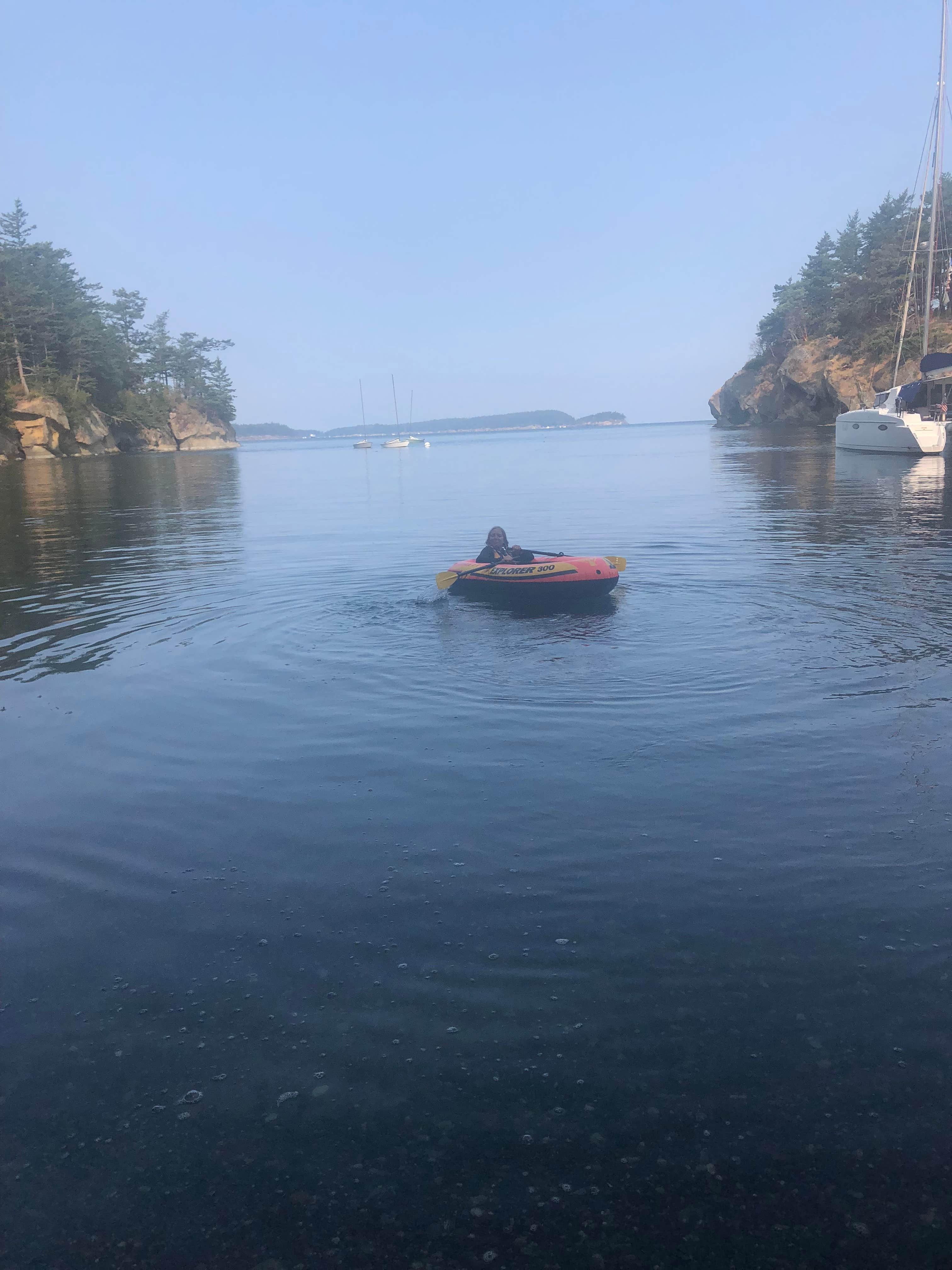 Camper-submitted photo at Rolfe Cove Campground — Matia Island Marine State Park near Lummi Island, WA