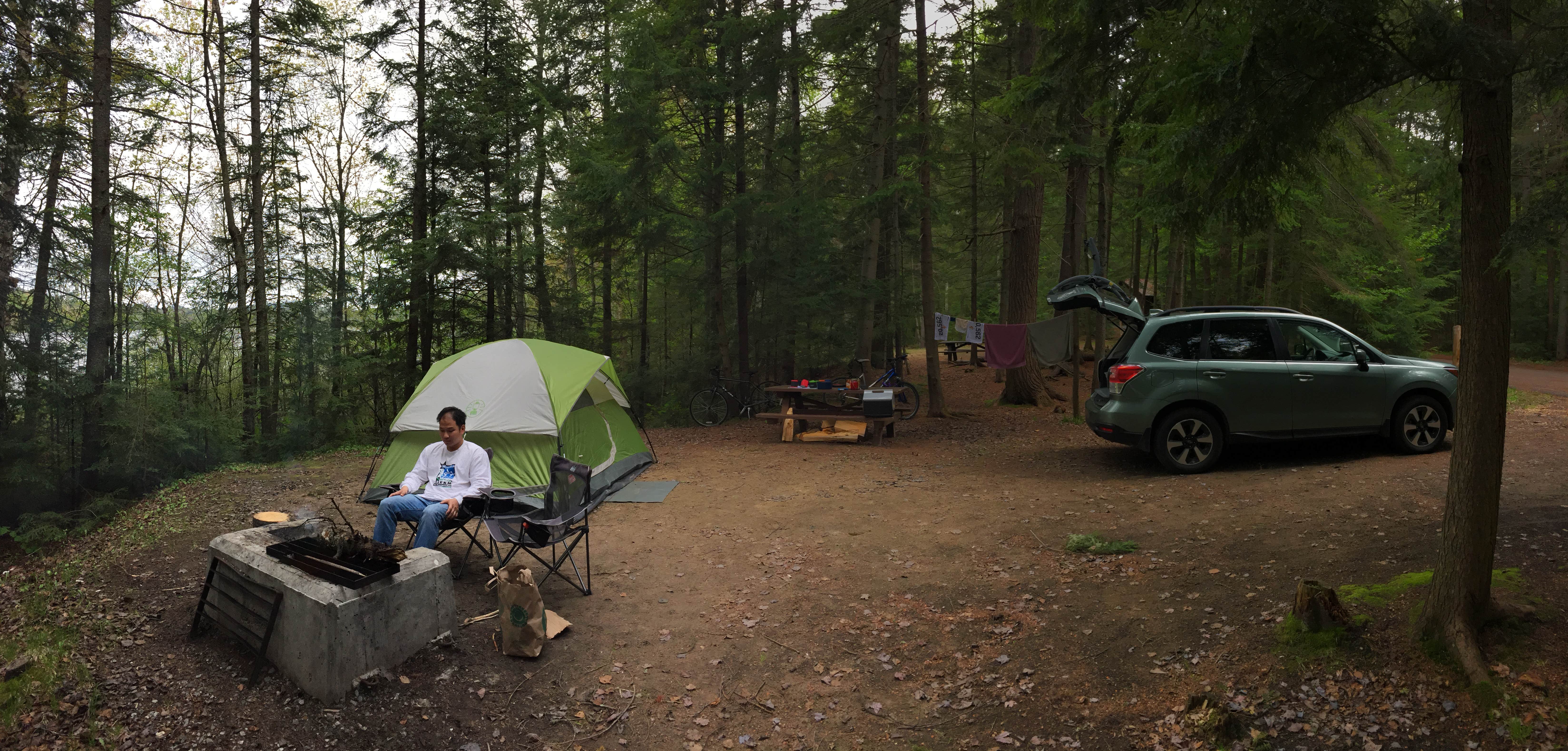 Camper-submitted photo at Rollins Pond Campground near Massena, NY