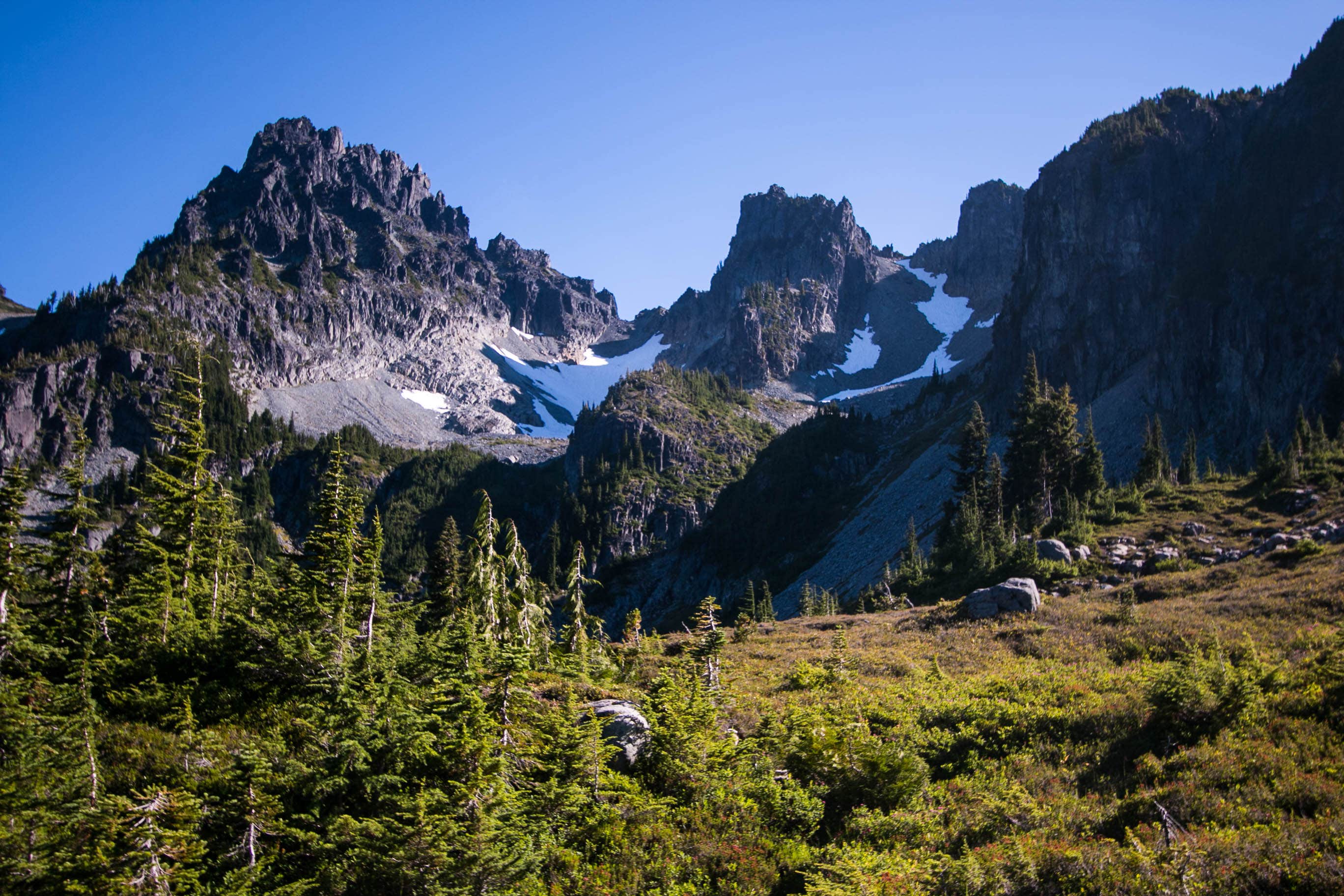Camper-submitted photo at Yellowstone Cliffs Camp — Mount Rainier National Park near Lake Tapps, WA